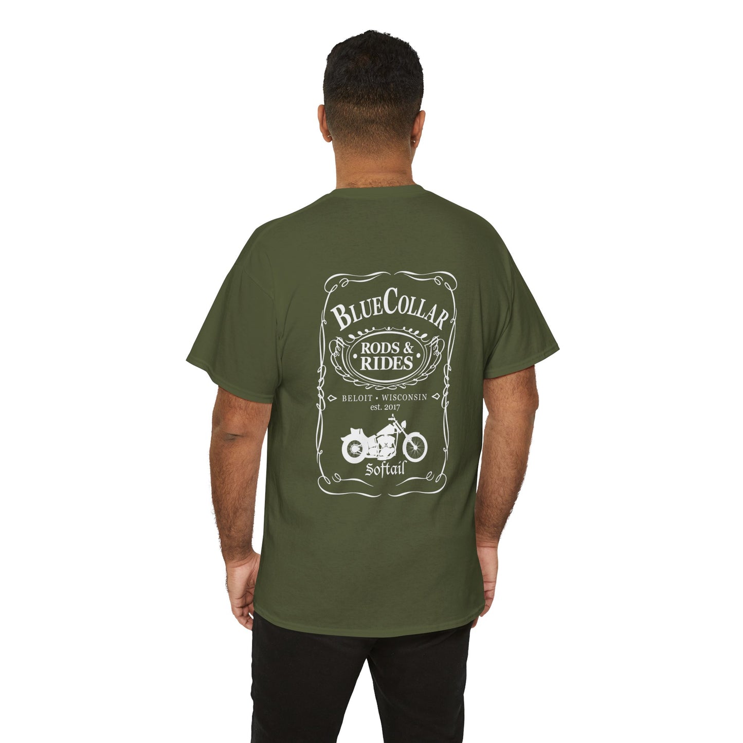 Blue Collar Softail JD Tee