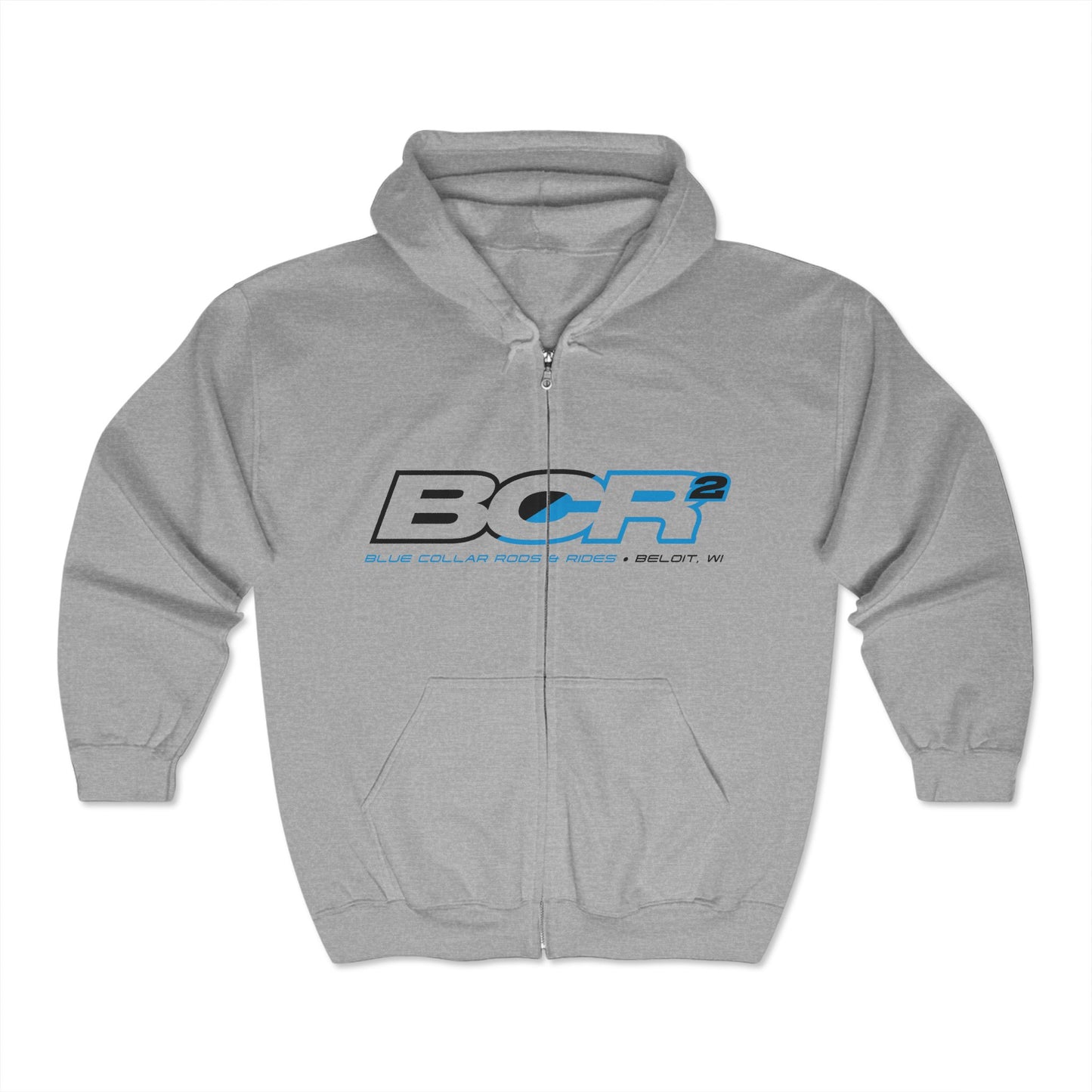 BCR Squared Zip Up Hoodie