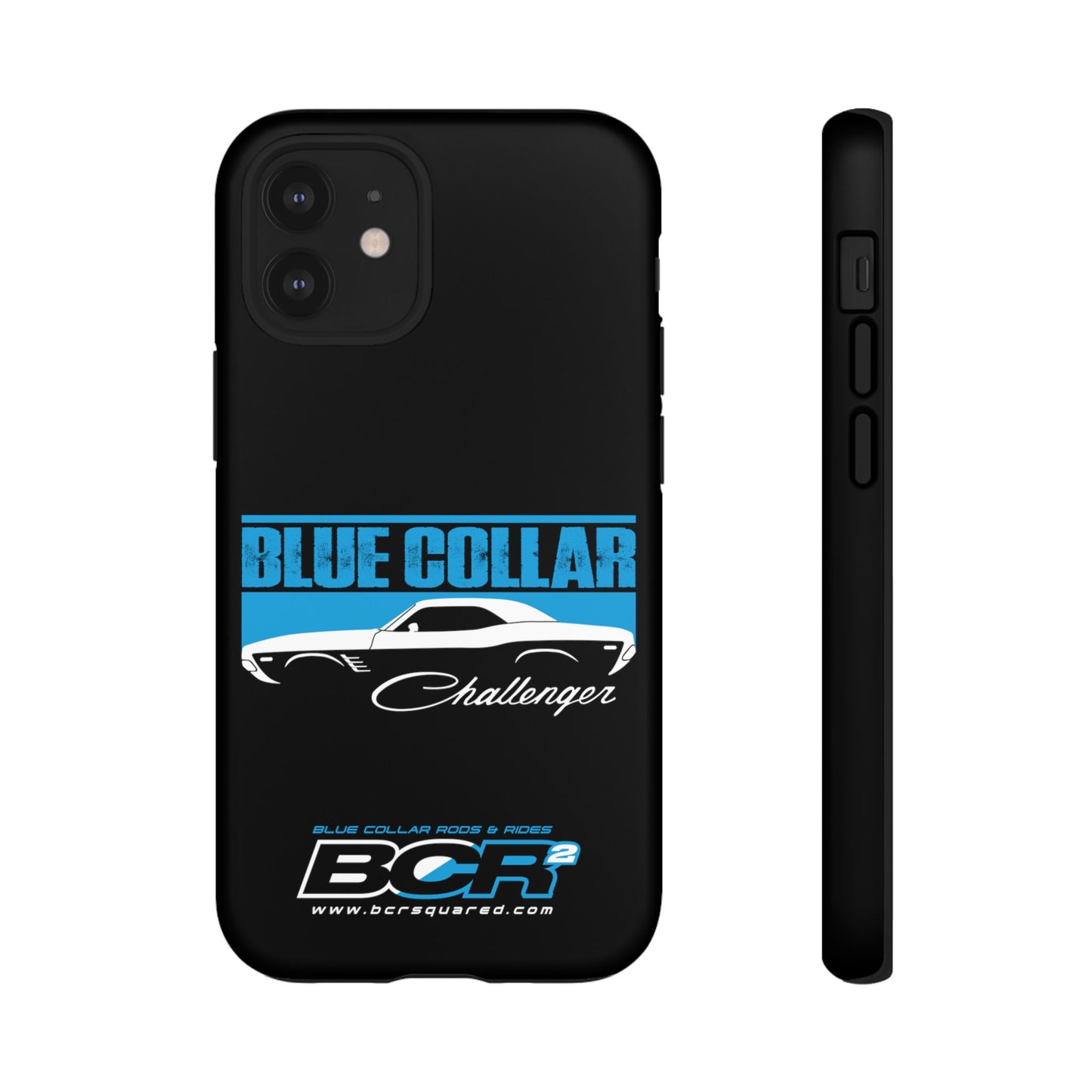 Blue Collar Challenger Black Phone Cases