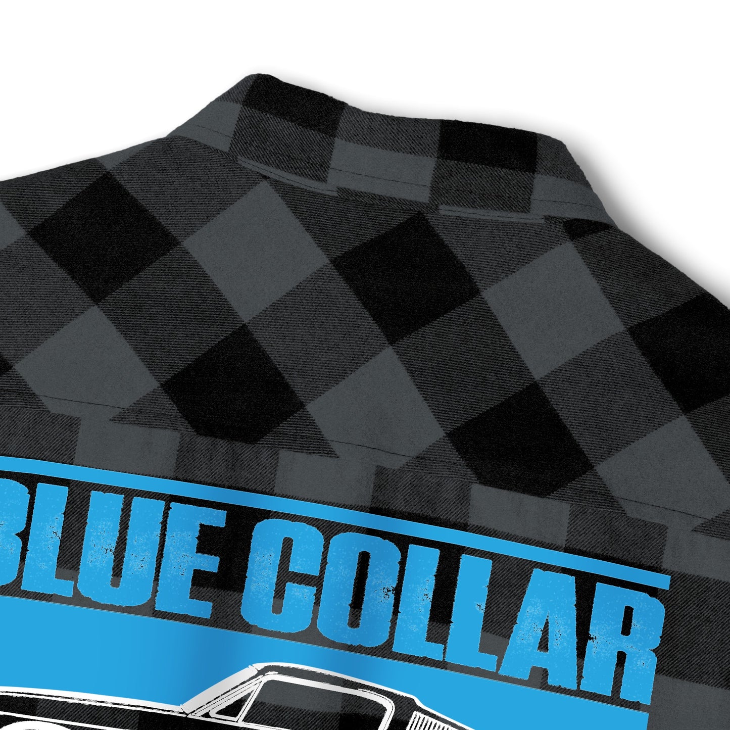 Blue Collar Mustang Flannel Shirt