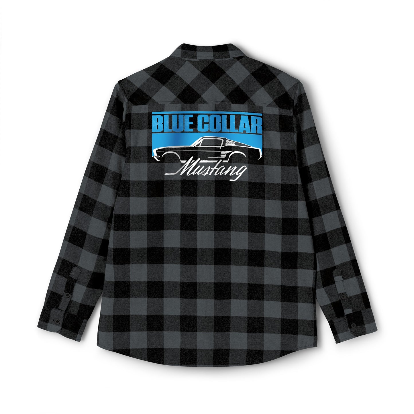 Blue Collar Mustang Flannel Shirt