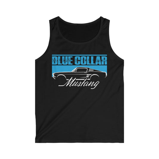 Blue Collar Mustang Men's Tank Top