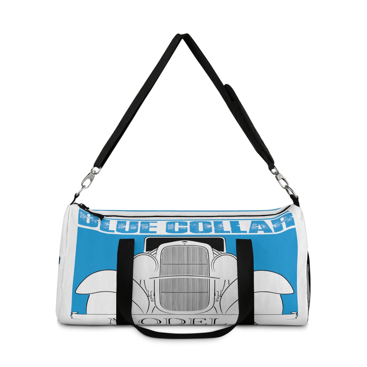 Blue Collar Model A White Duffel Bag