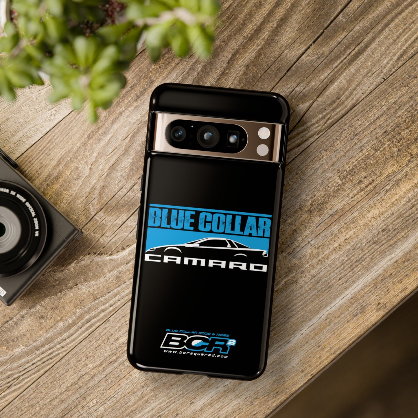 Blue Collar 4th Gen Camaro Black Phone Cases