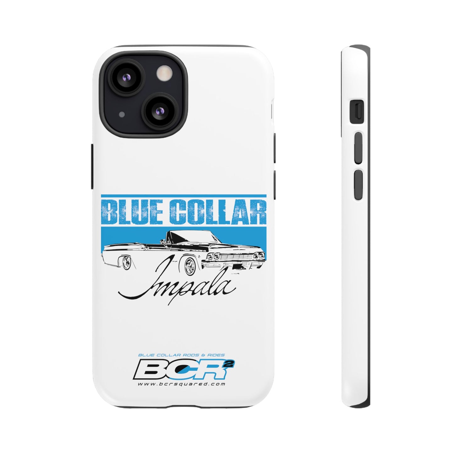 Blue Collar Impala White Phone Cases