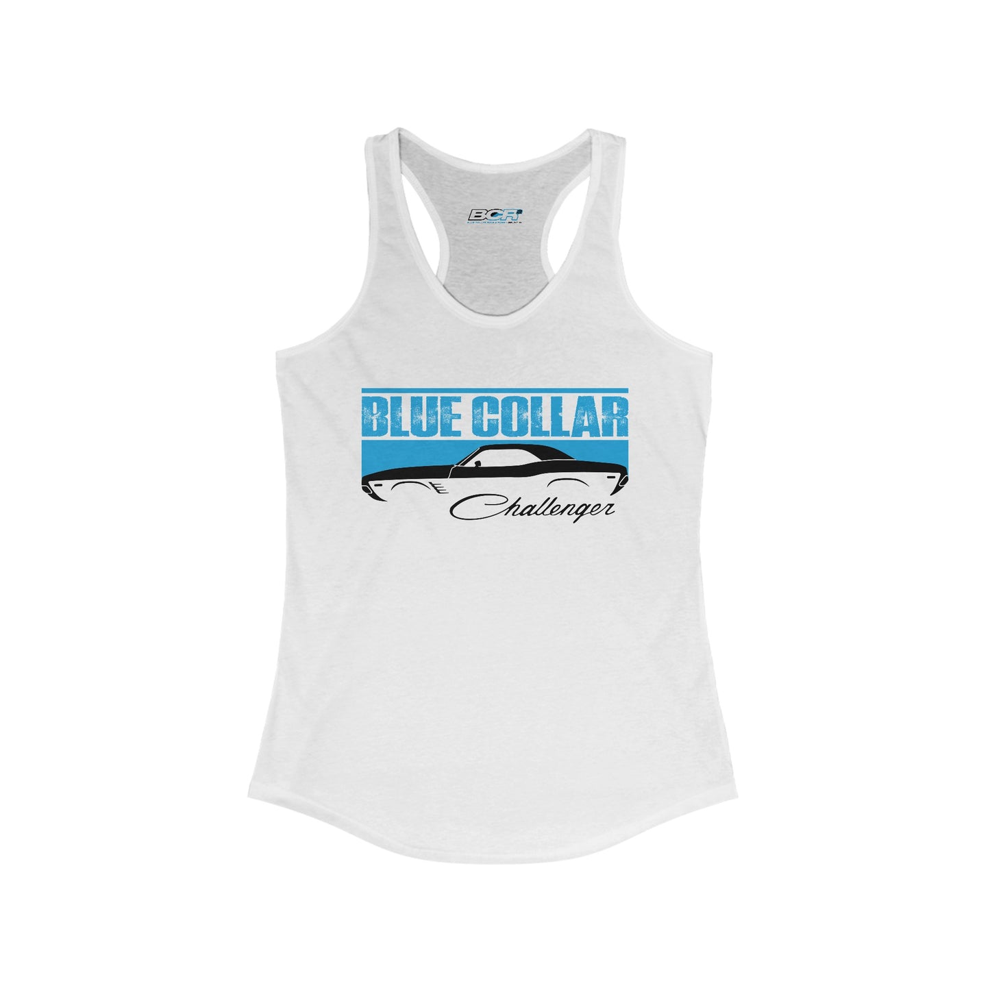 Blue Collar Challenger women's tank top