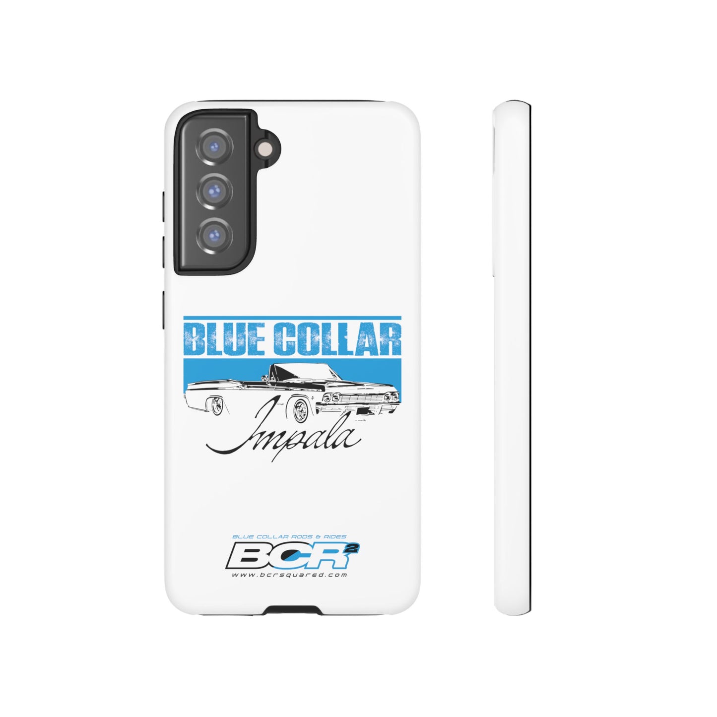 Blue Collar Impala White Phone Cases