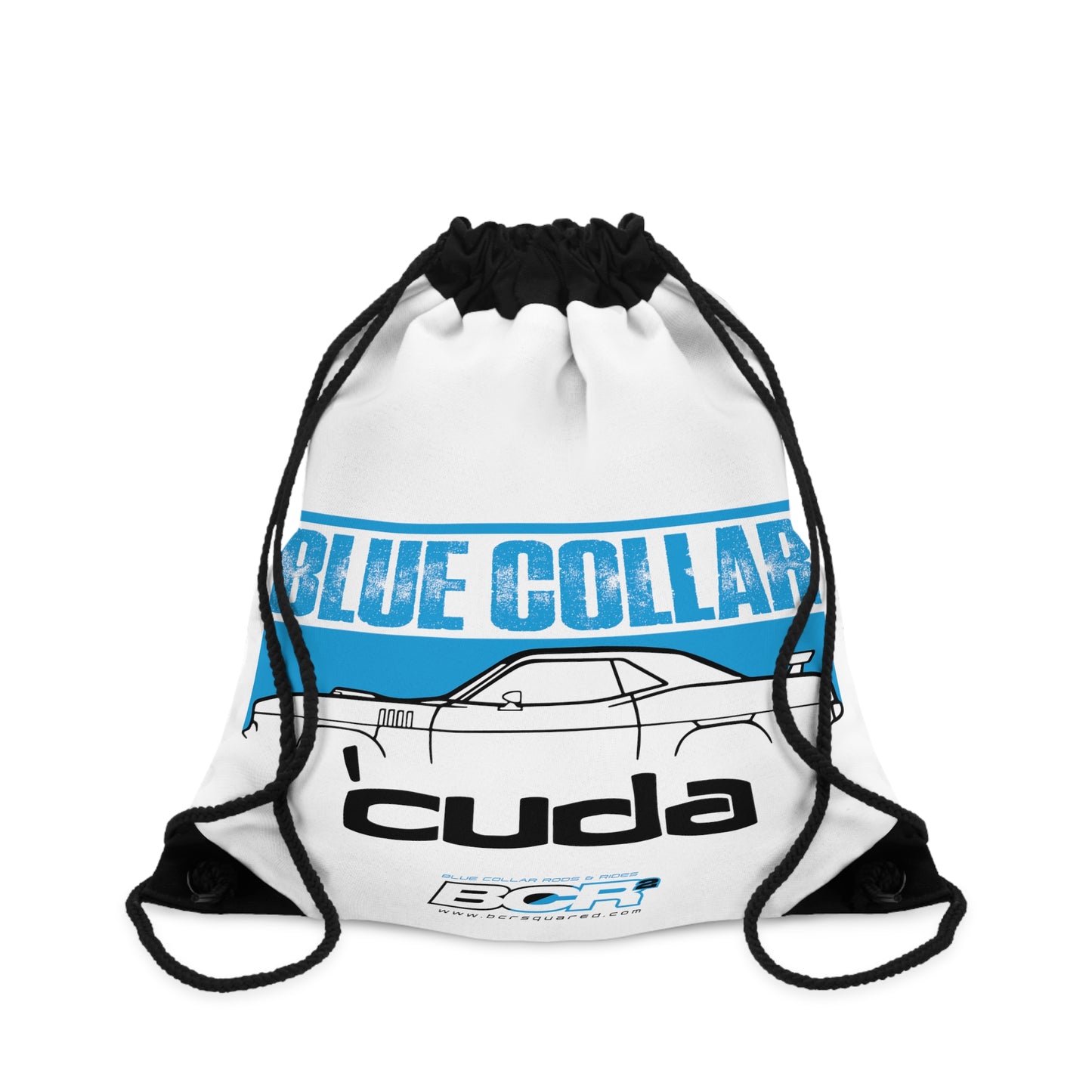 Blue Collar 'Cuda Drawstring Bag