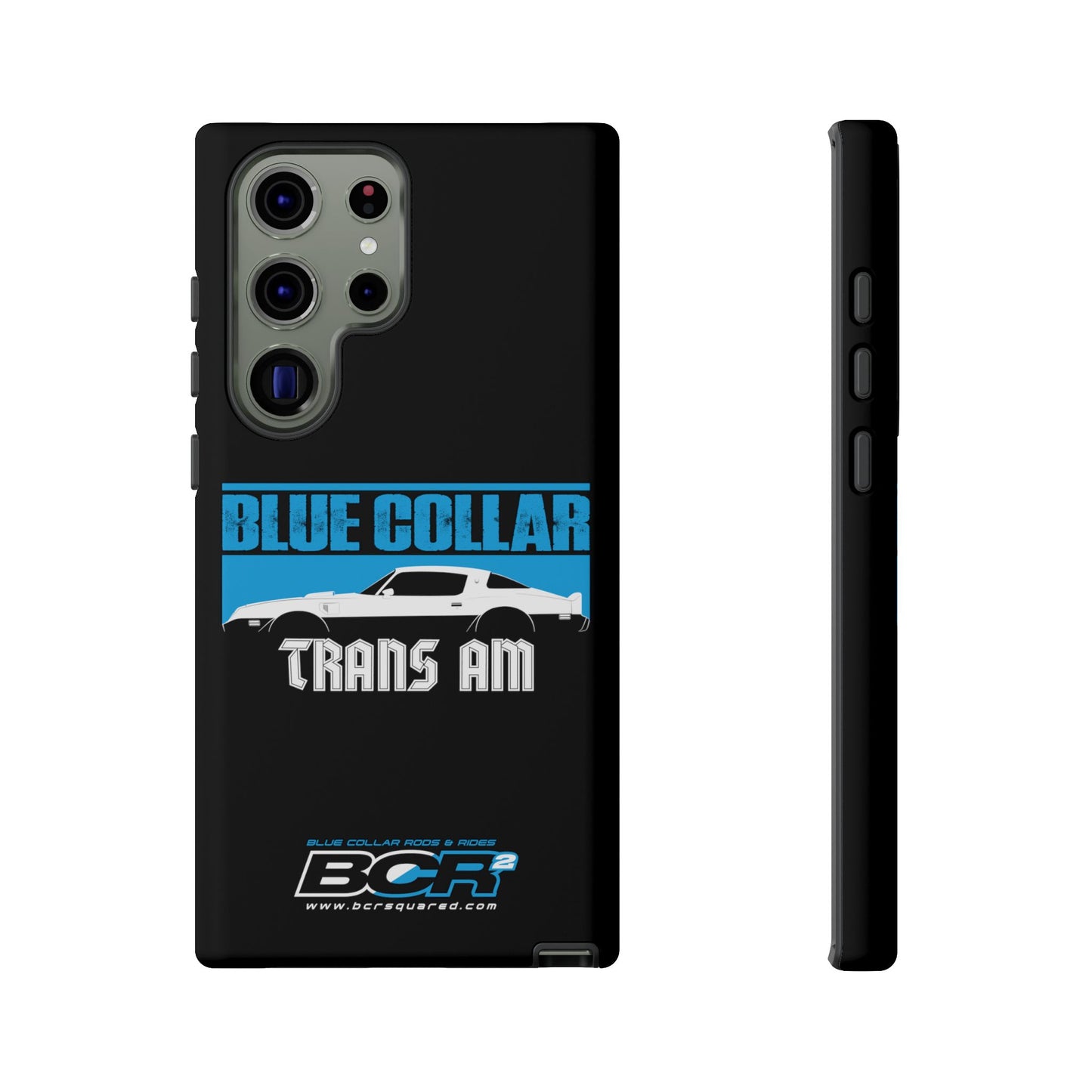 Blue Collar Black Phone Case