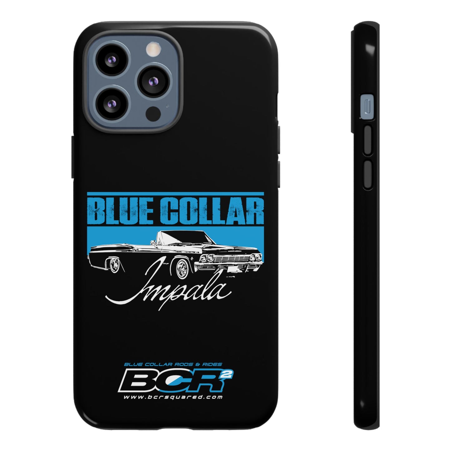 Blue Collar Impala Black Phone Cases