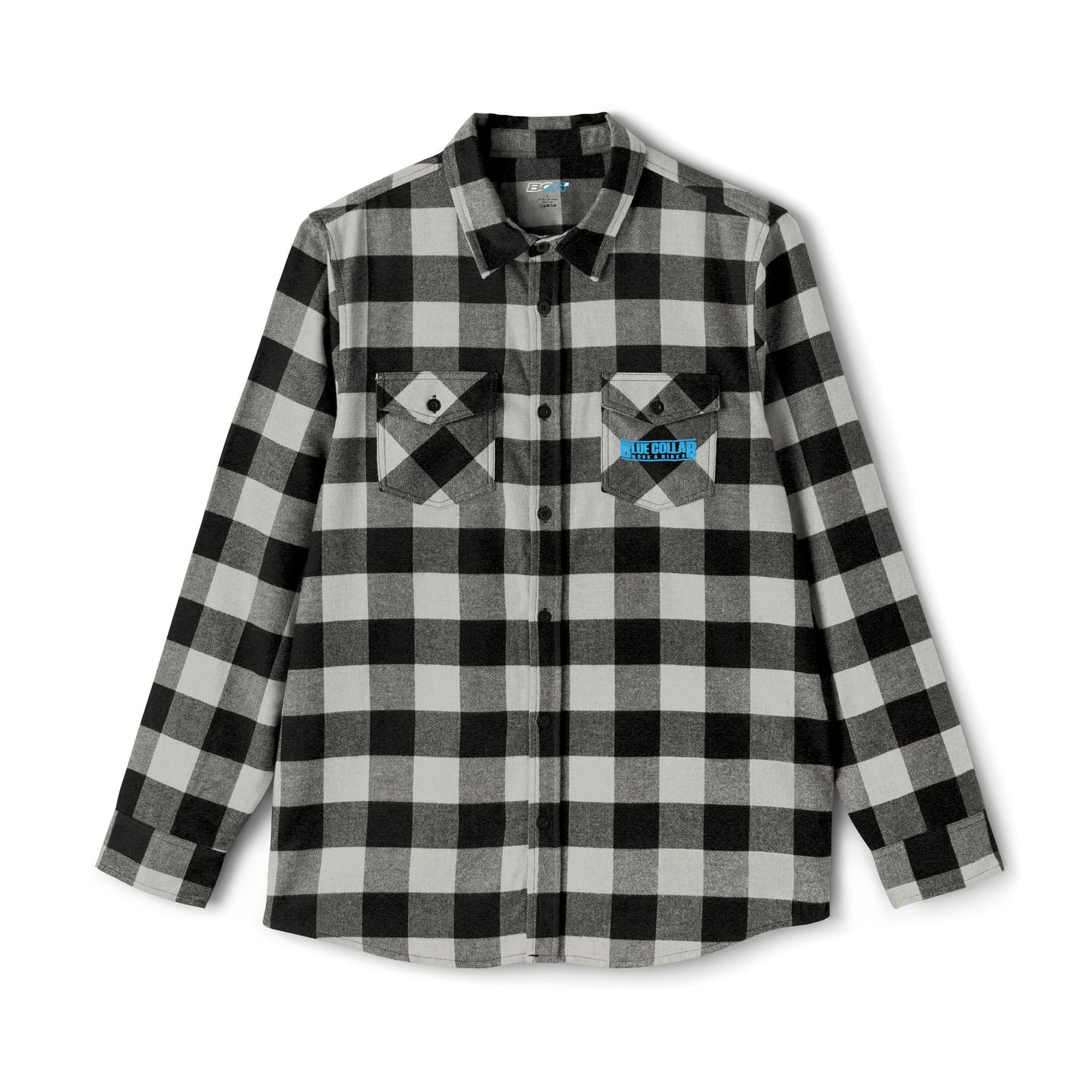 Blue Collar Block Logo Flannel Shirt