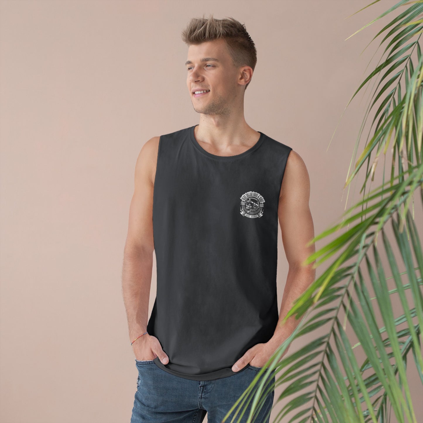 Blue Collar Skull 1 Unisex Sleeveless Tee