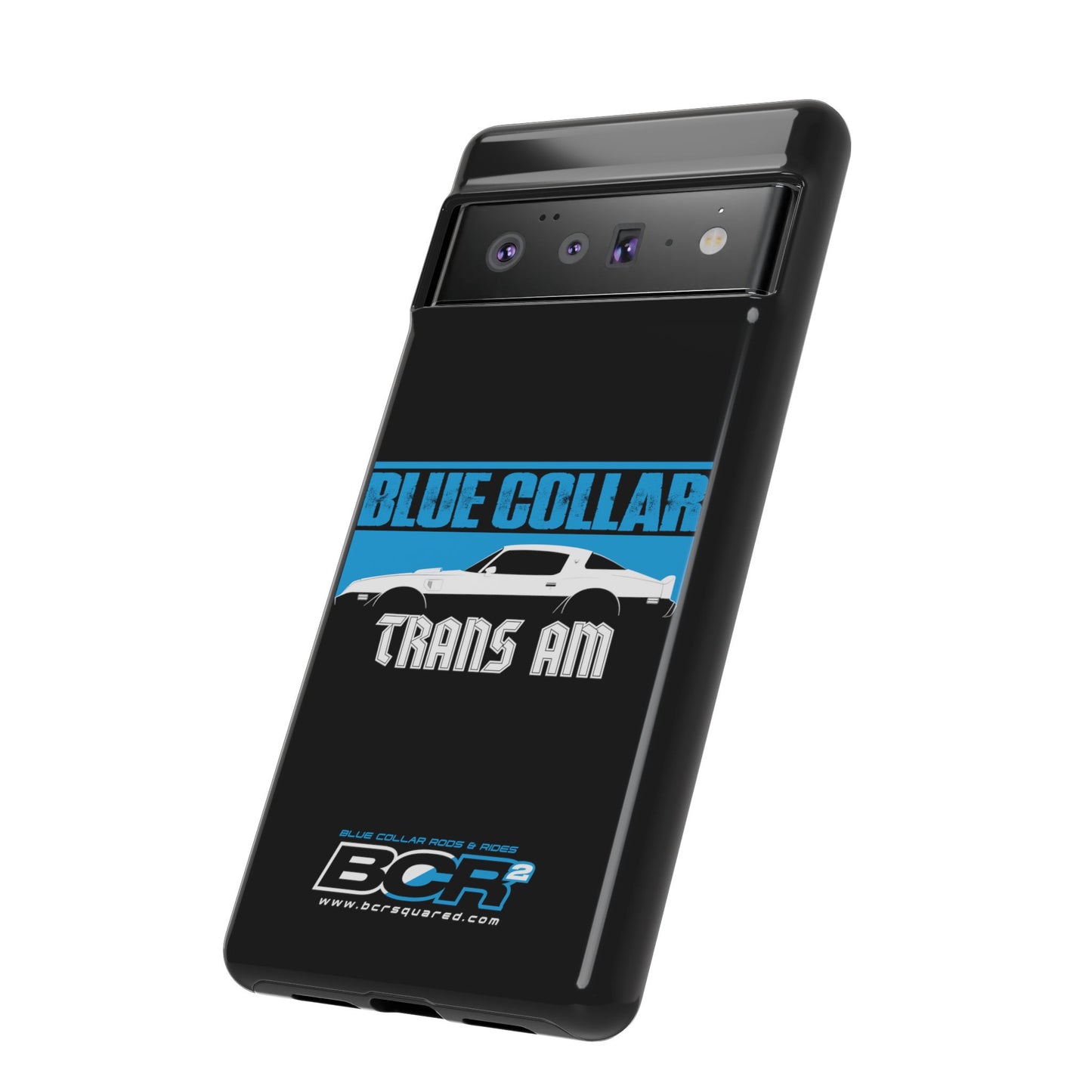 Blue Collar Black Phone Case