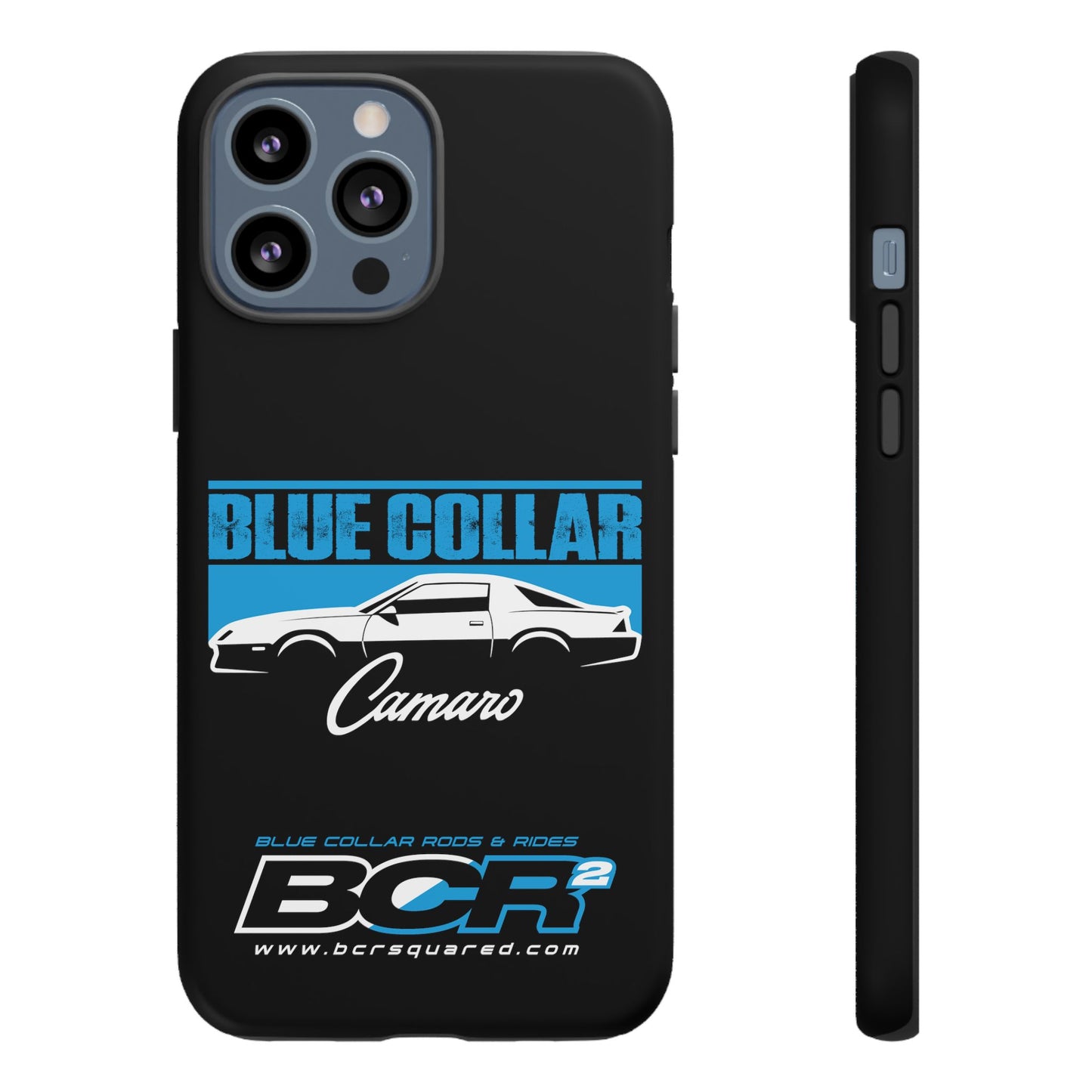 Blue Collar 3rd Gen Camaro Black Phone Cases