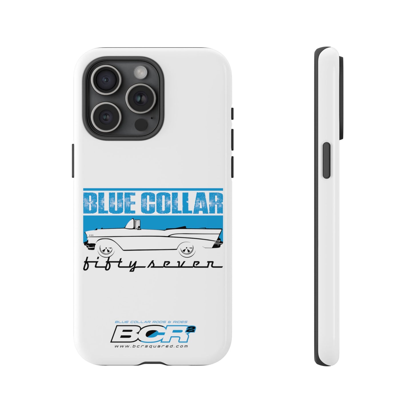 Blue Collar Fifty Seven White Phone Case