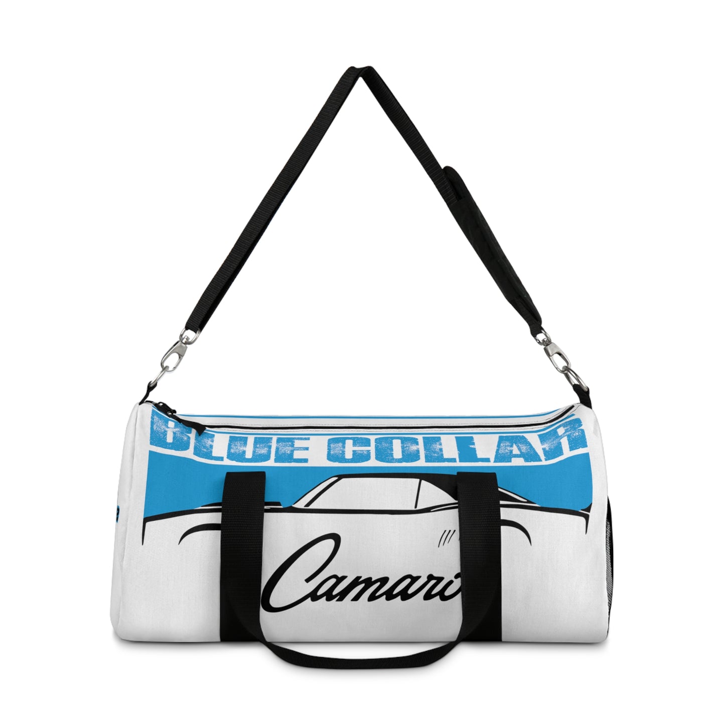 Blue Collar 1st Gen Camaro White Duffel Bag