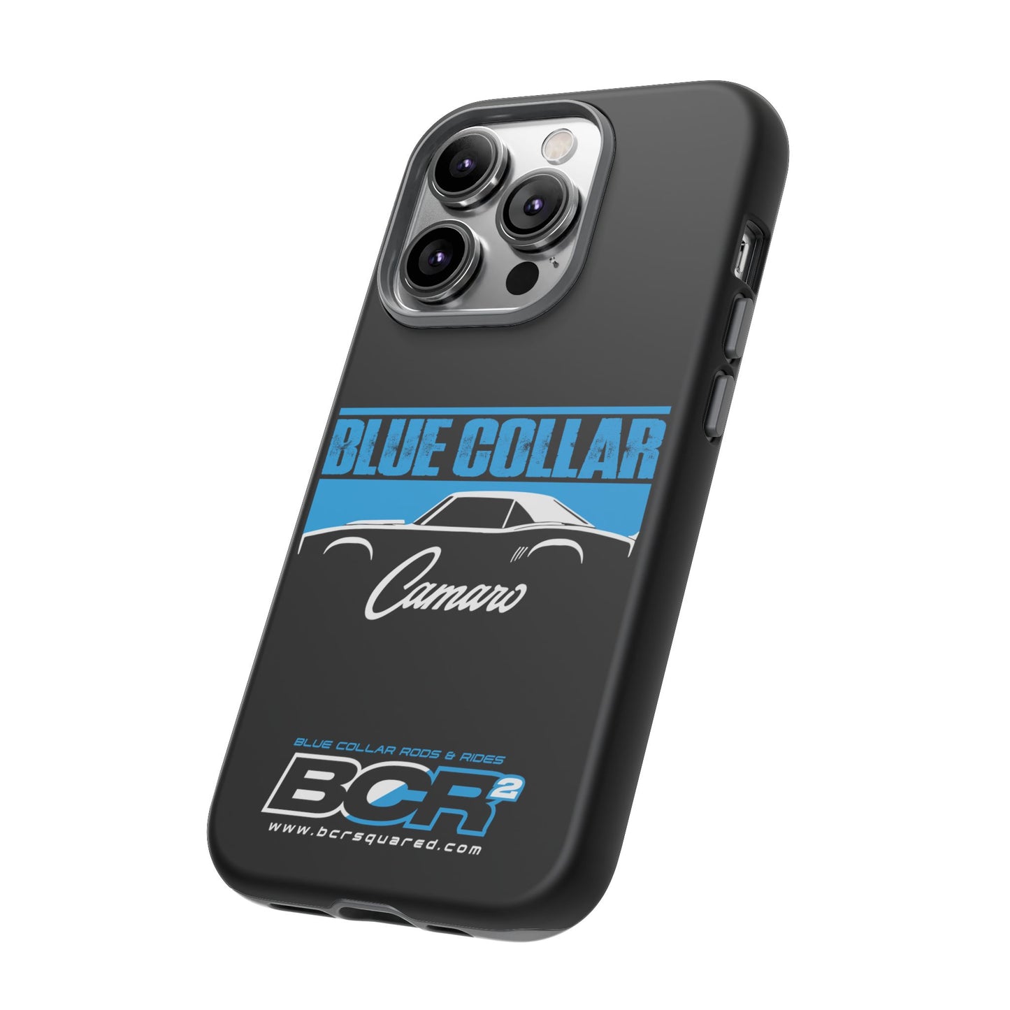 Blue Collar 1st Gen Camaro Black Phone Cases