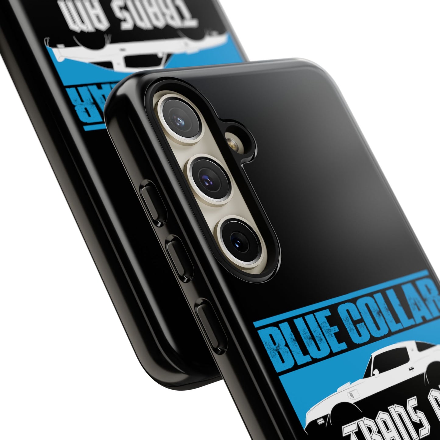 Blue Collar Black Phone Case