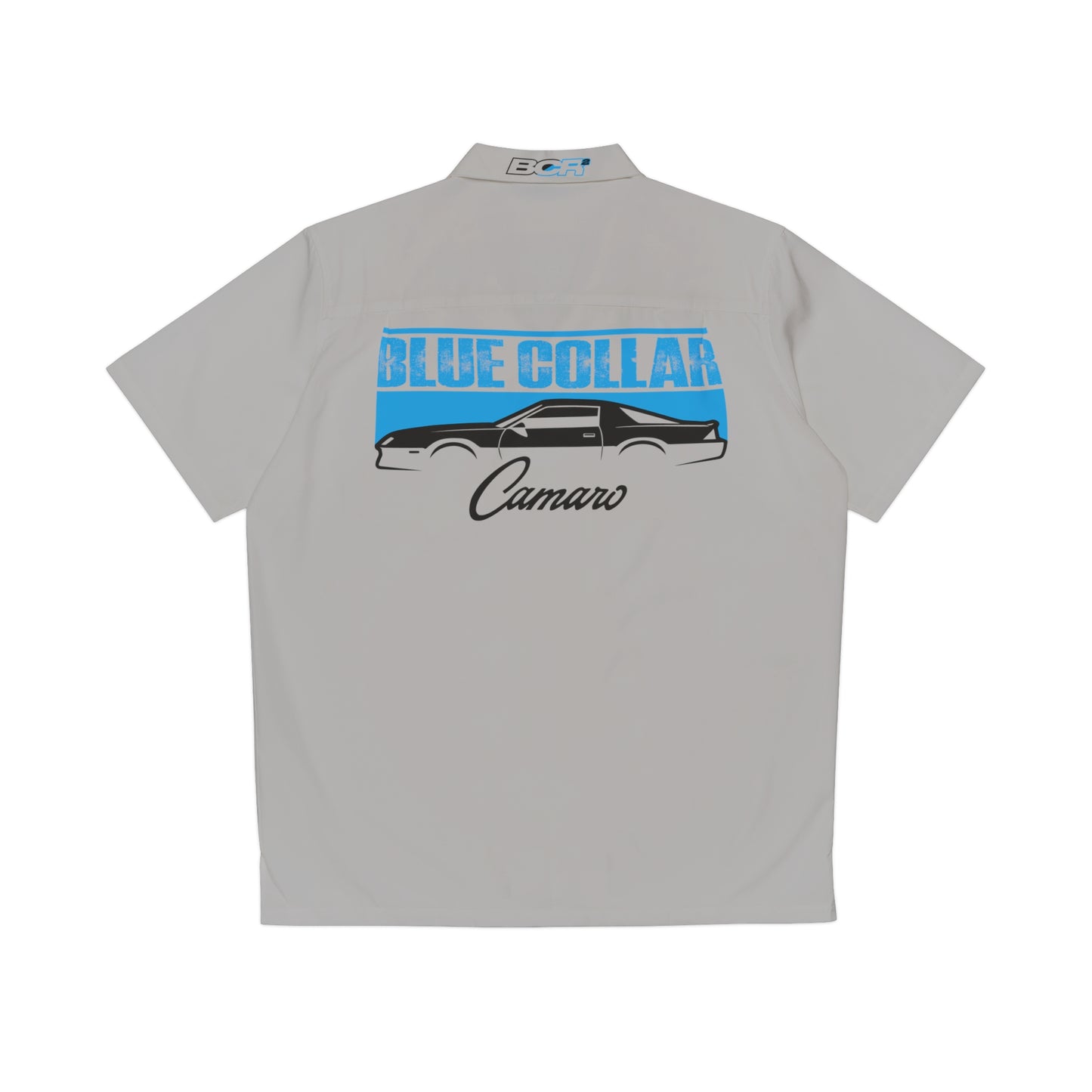 Blue Collar 3rd Gen Camaro Gray Hawaiian Shirt