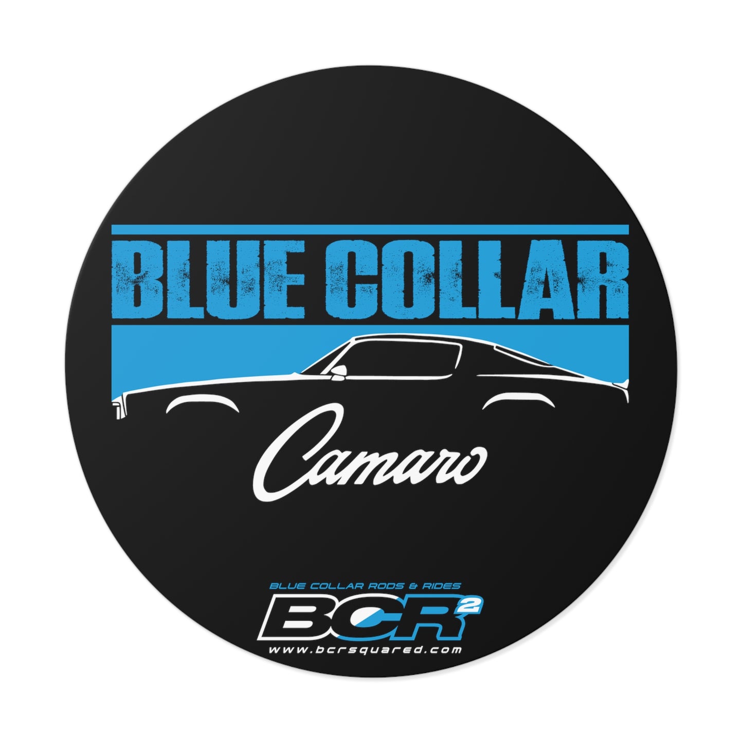 Blue Collar 2nd Gen Camaro Vinyl Stickers