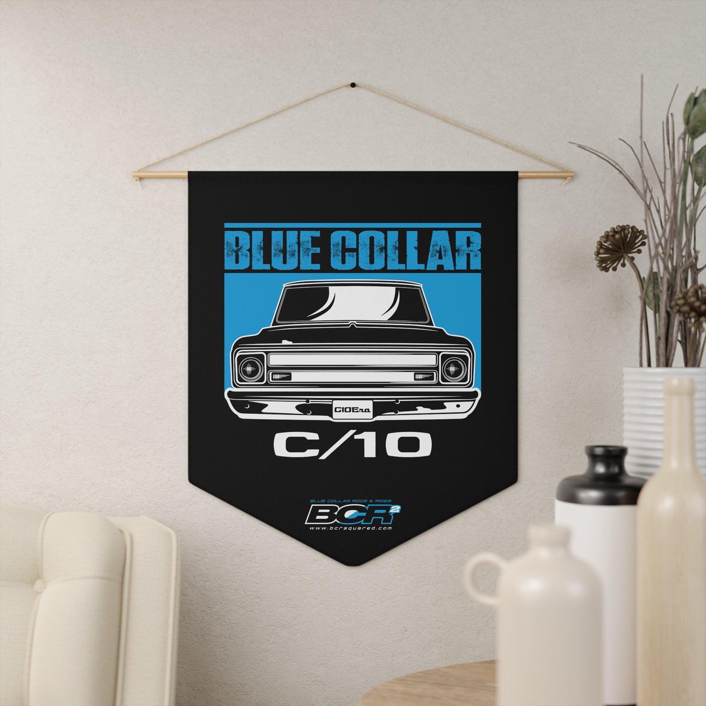 Blue Collar C/10 Pennant Banner