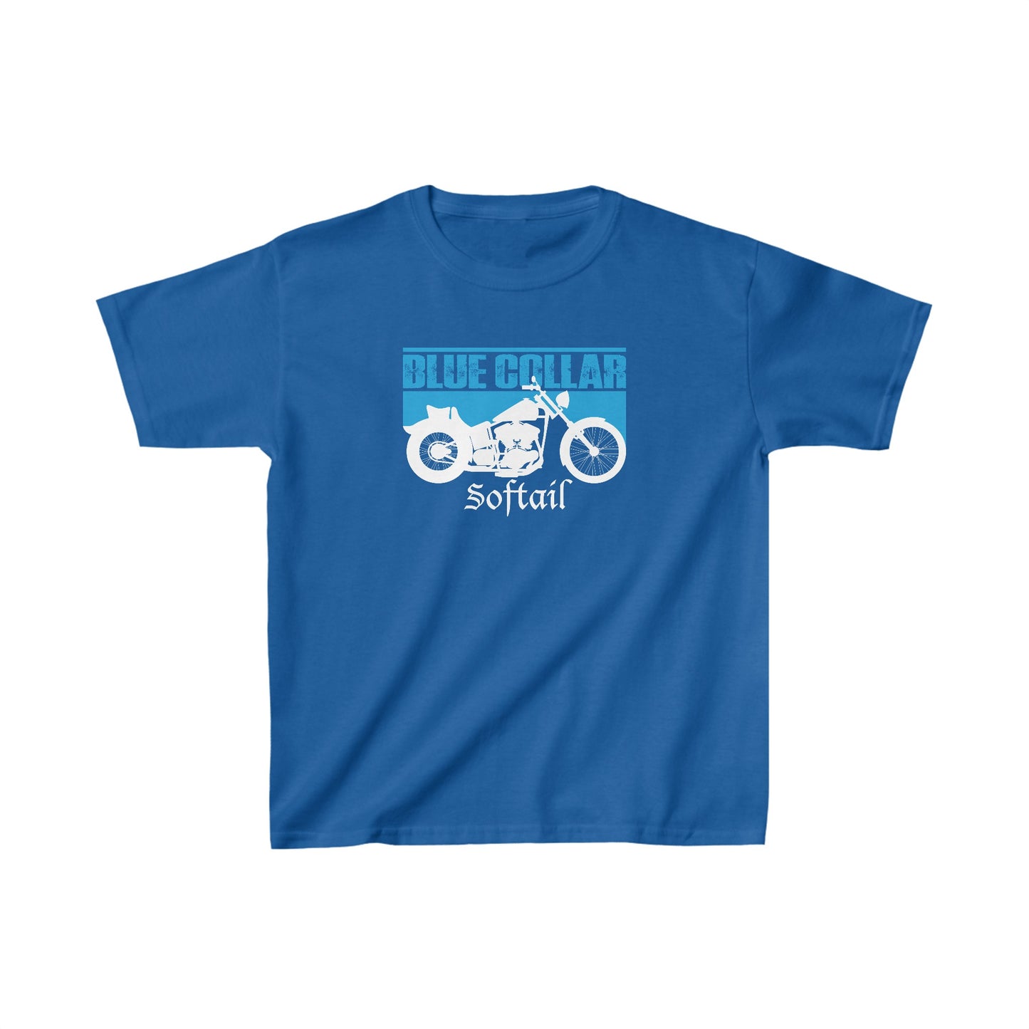 Blue Collar Softail Kids Tee