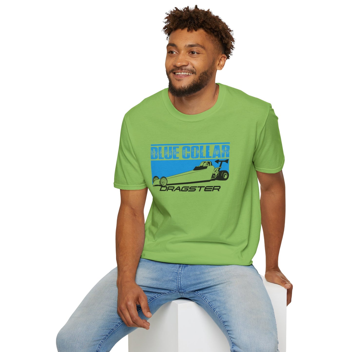 Blue Collar Dragster Tee