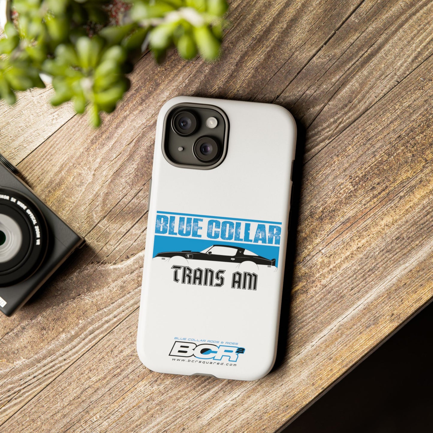 Blue Collar Trans Am White Phone Case