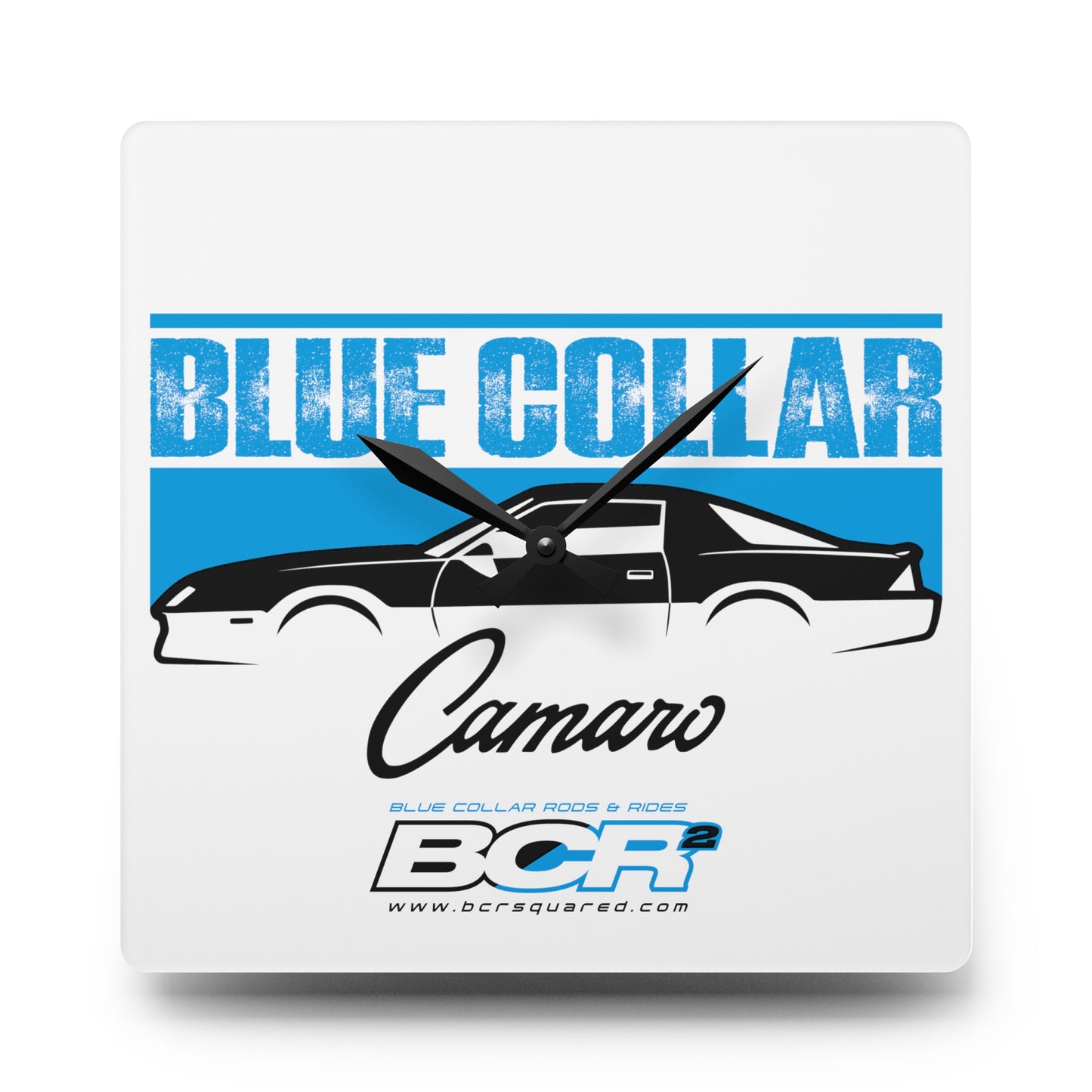 Blue Collar 3rd Gen Camaro Wall Clock