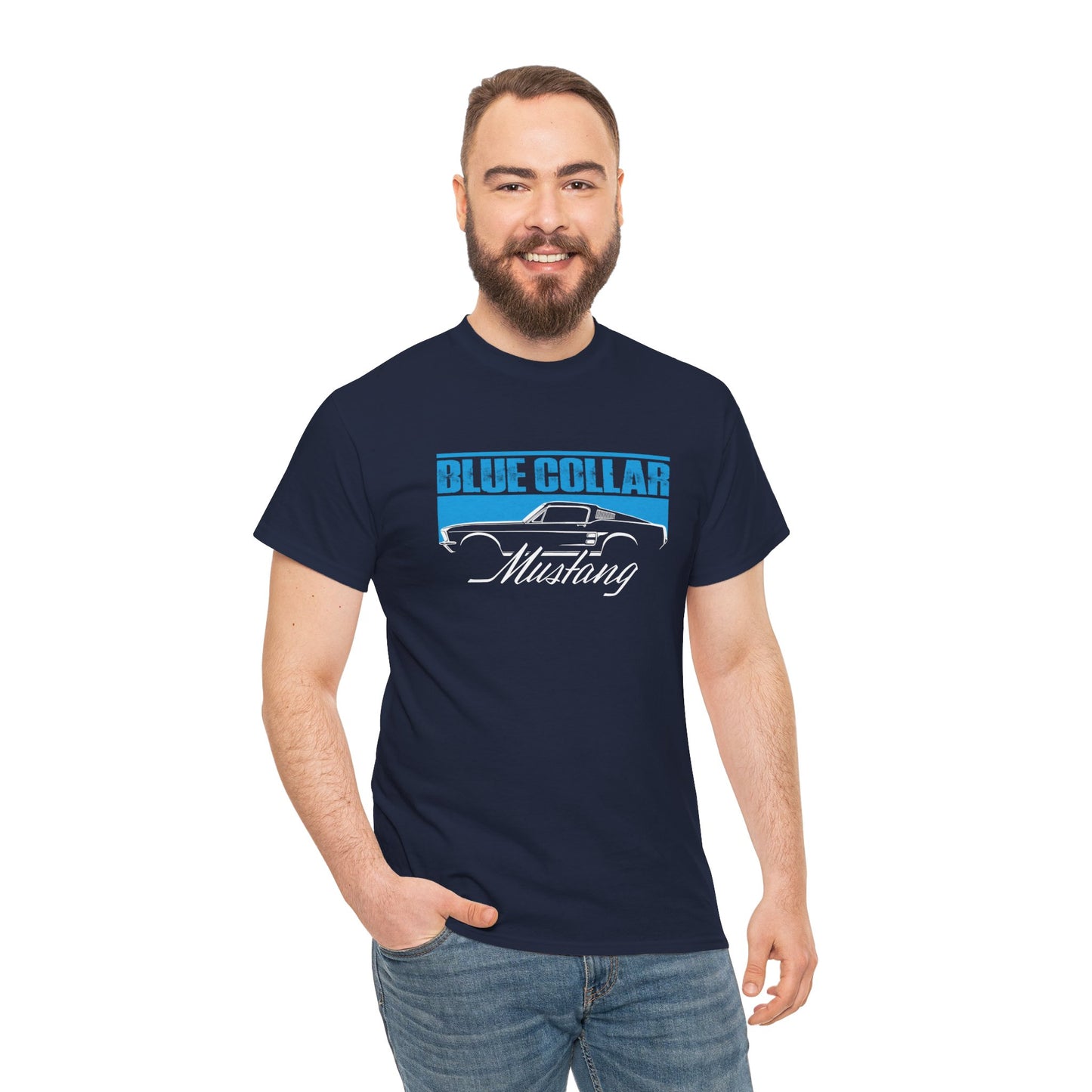 Blue Collar Mustang Tee