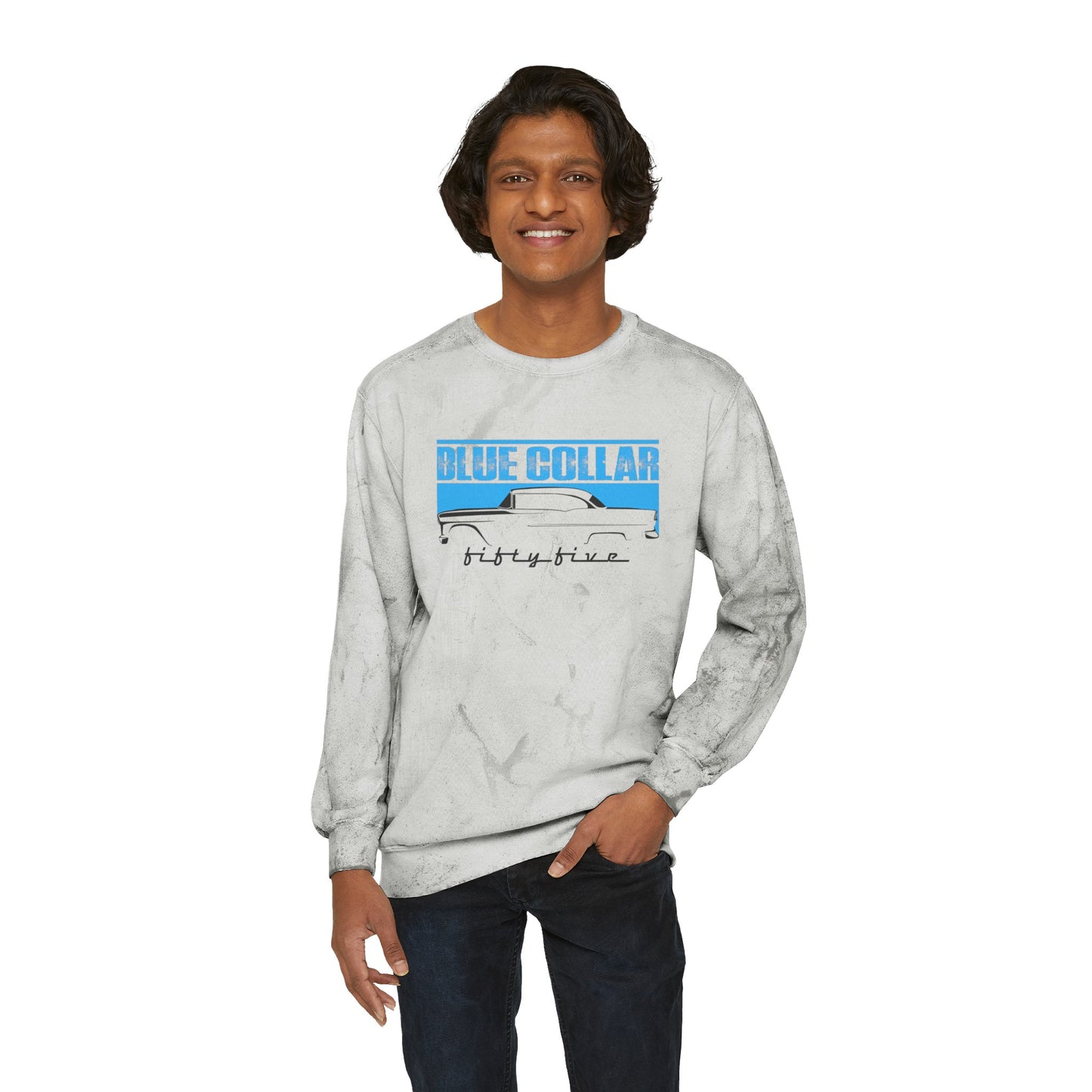 Blue Collar Fifty Five Color Blast Sweatshirt