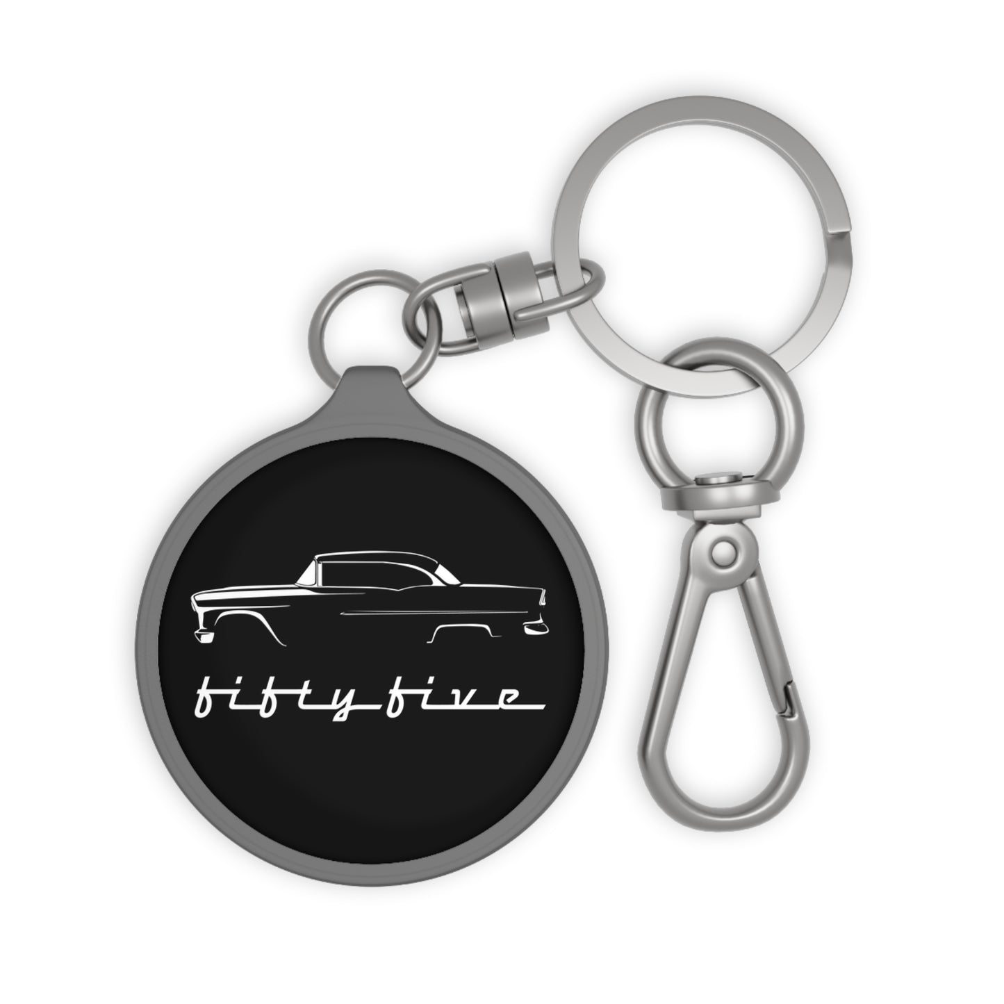 Fifty-Five Keychain Black