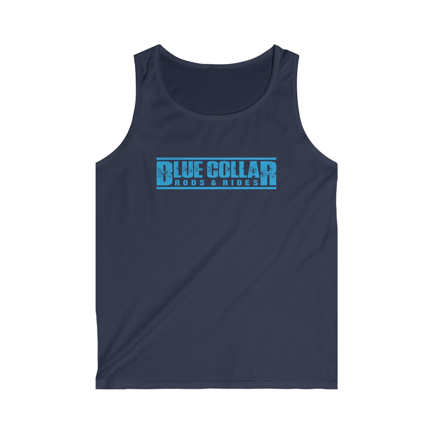 Blue Collar Block Logo Men's Tank Top