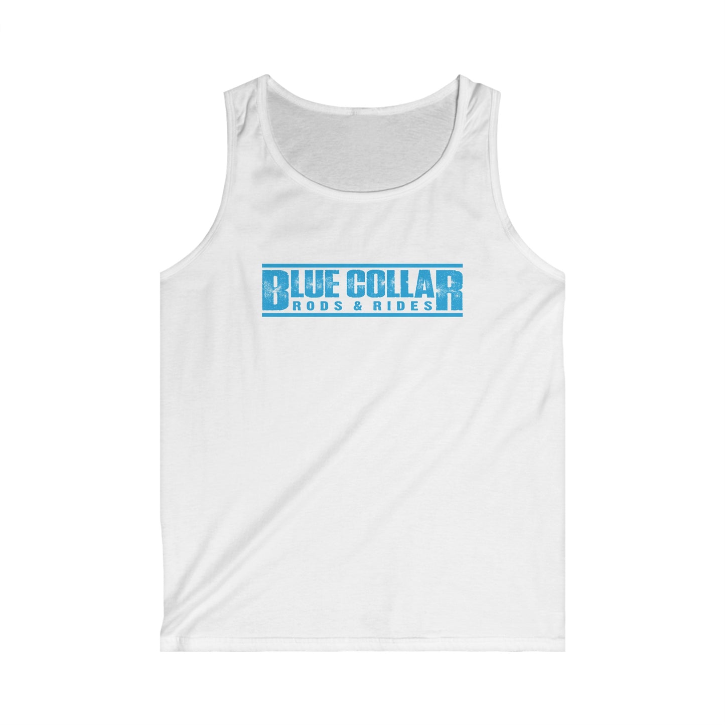 Blue Collar Block Logo Men's Tank Top