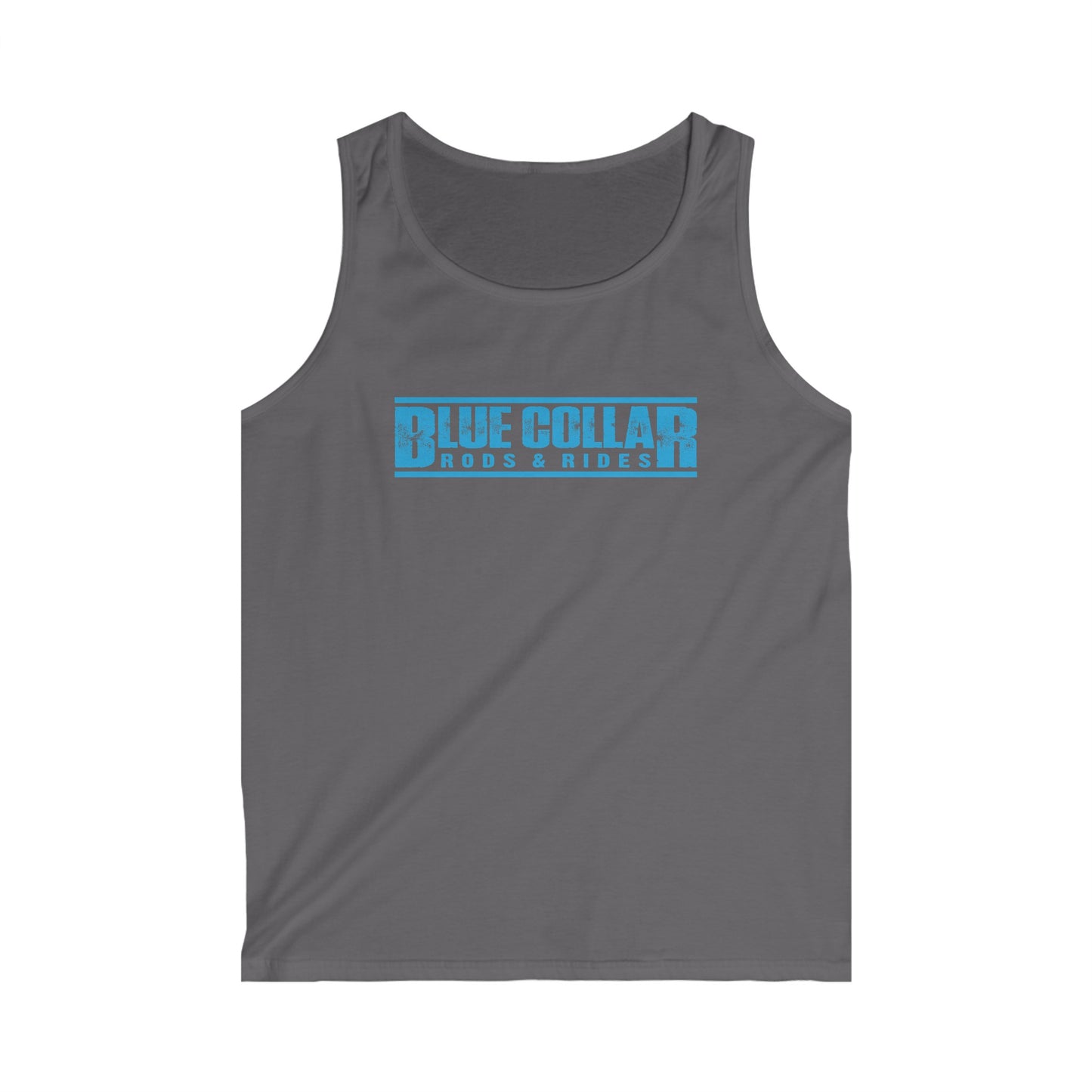 Blue Collar Block Logo Men's Tank Top