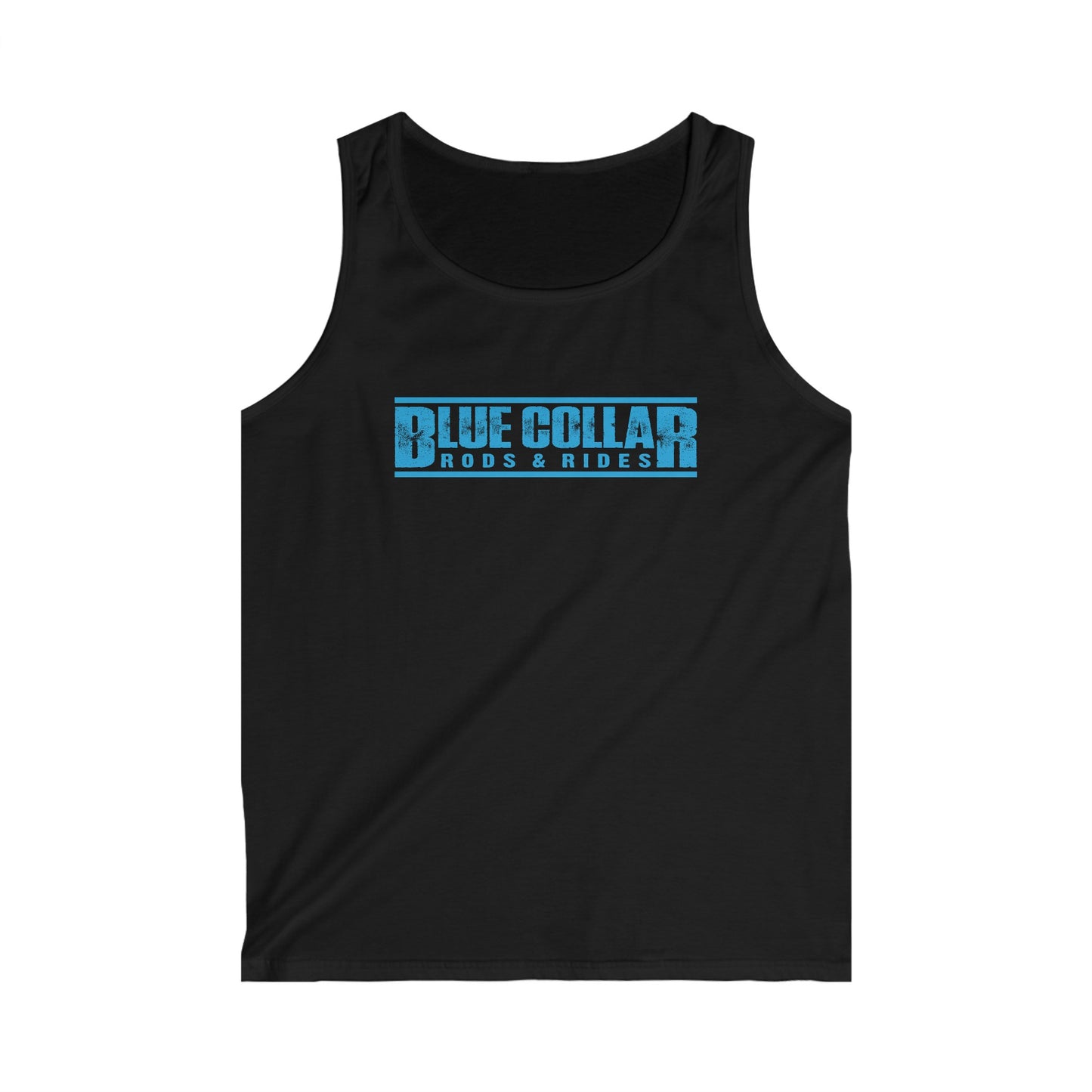 Blue Collar Block Logo Men's Tank Top