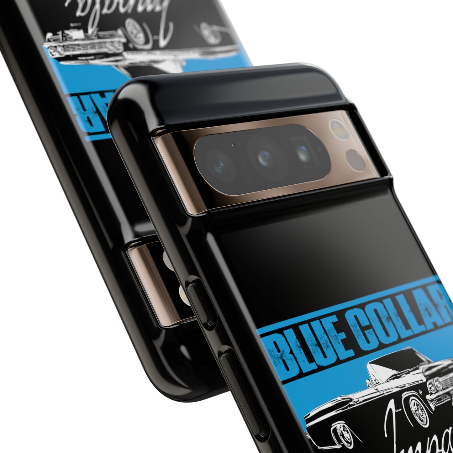 Blue Collar Impala Black Phone Cases