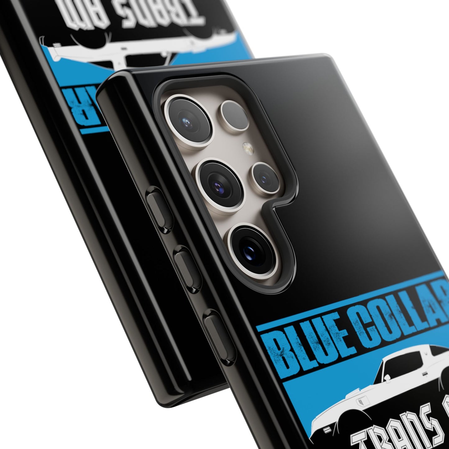 Blue Collar Black Phone Case