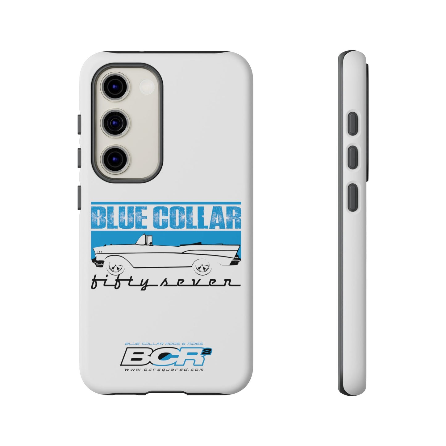 Blue Collar Fifty Seven White Phone Case