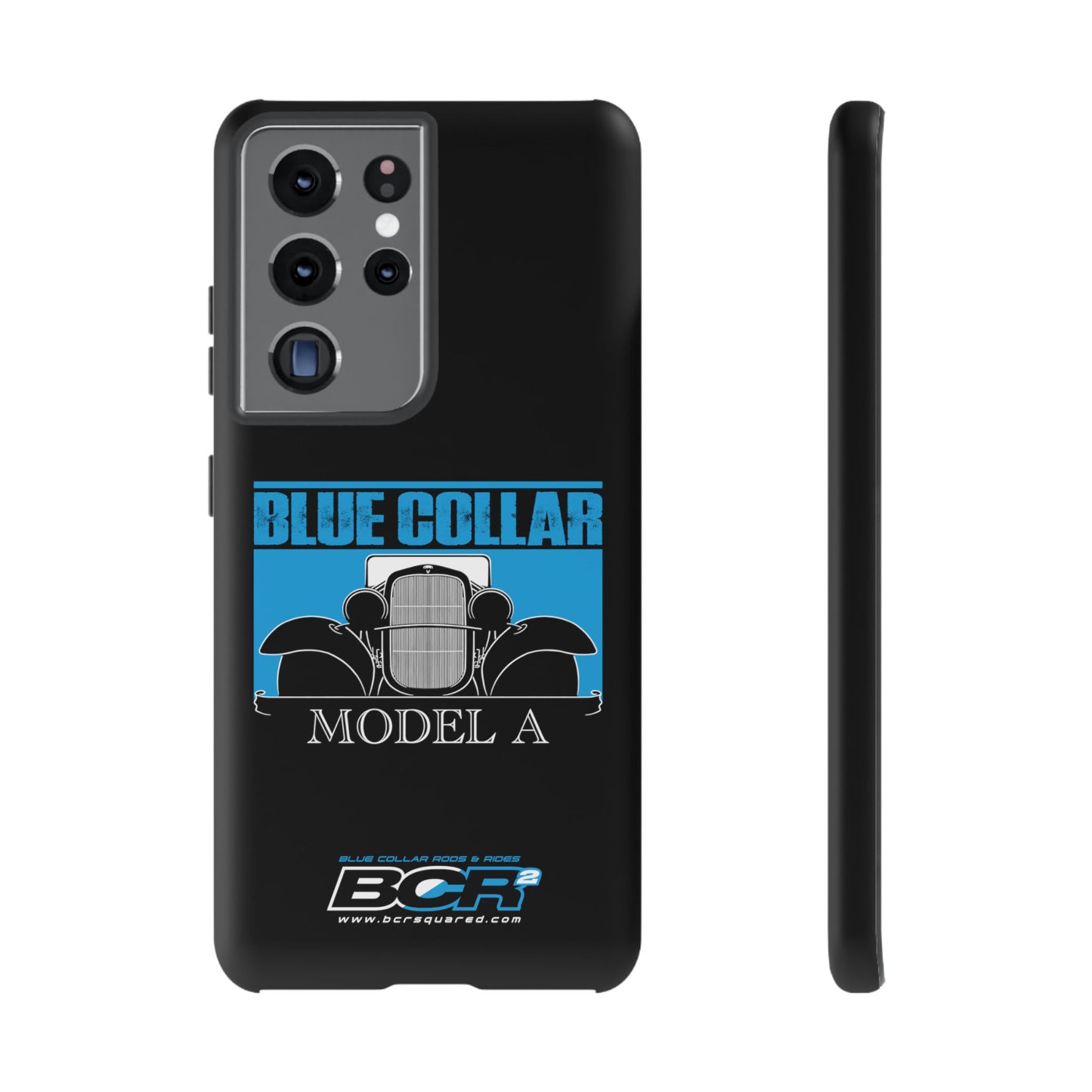 Blue Collar Model A Black Phone Case