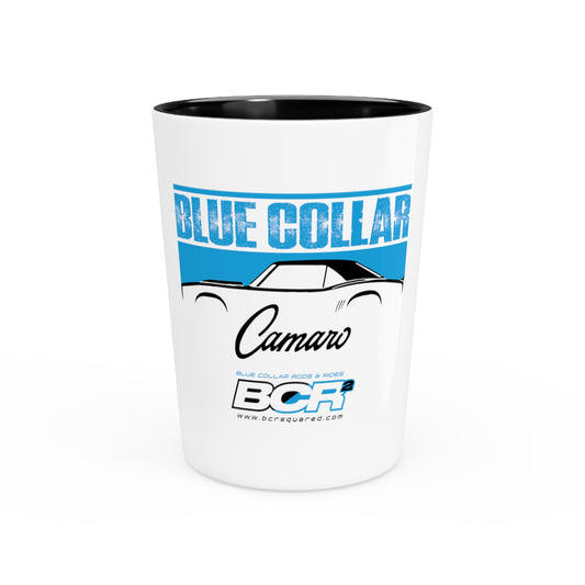 Blue Collar 1st Gen Camaro Shot Glass