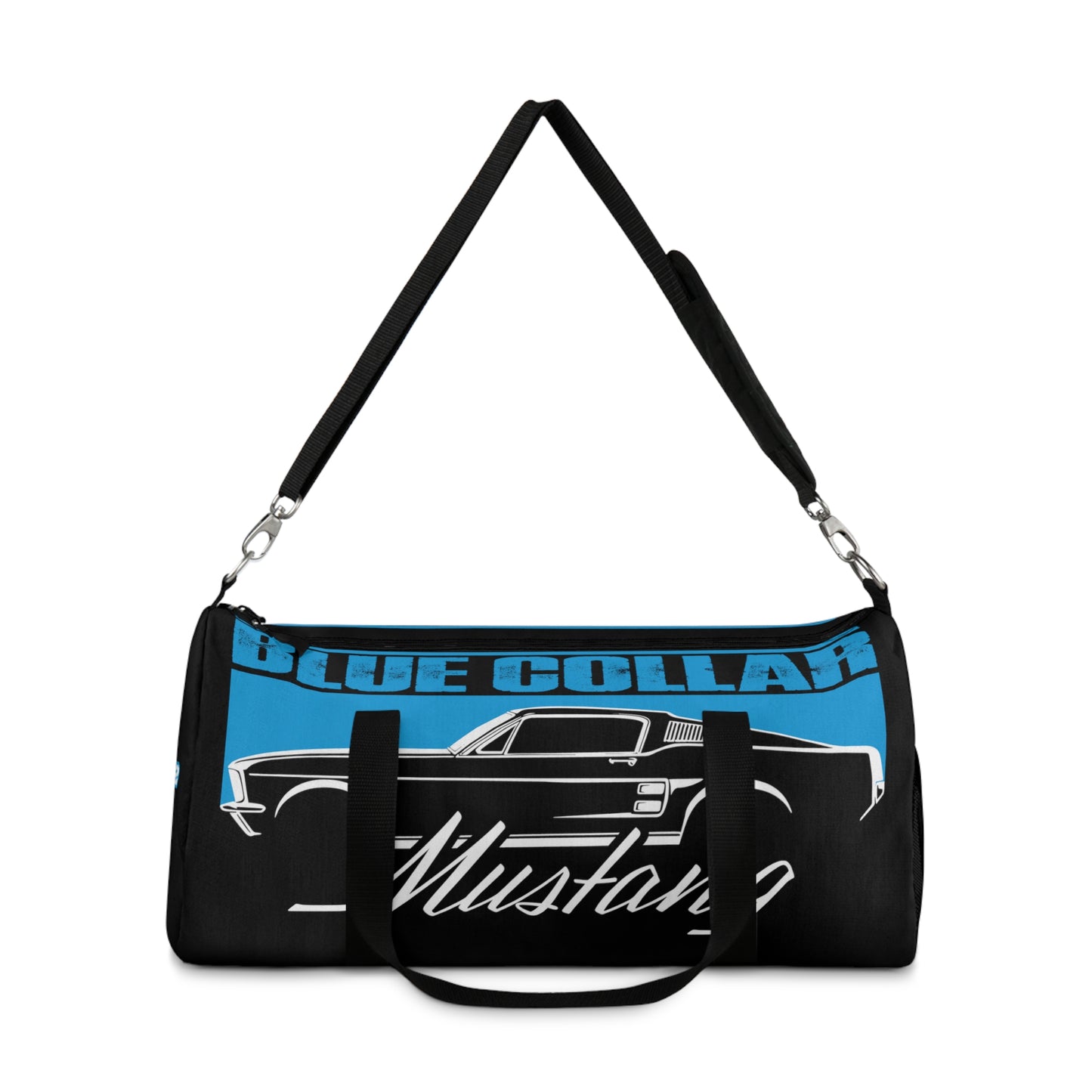 Blue Collar Mustang Black Duffel Bag