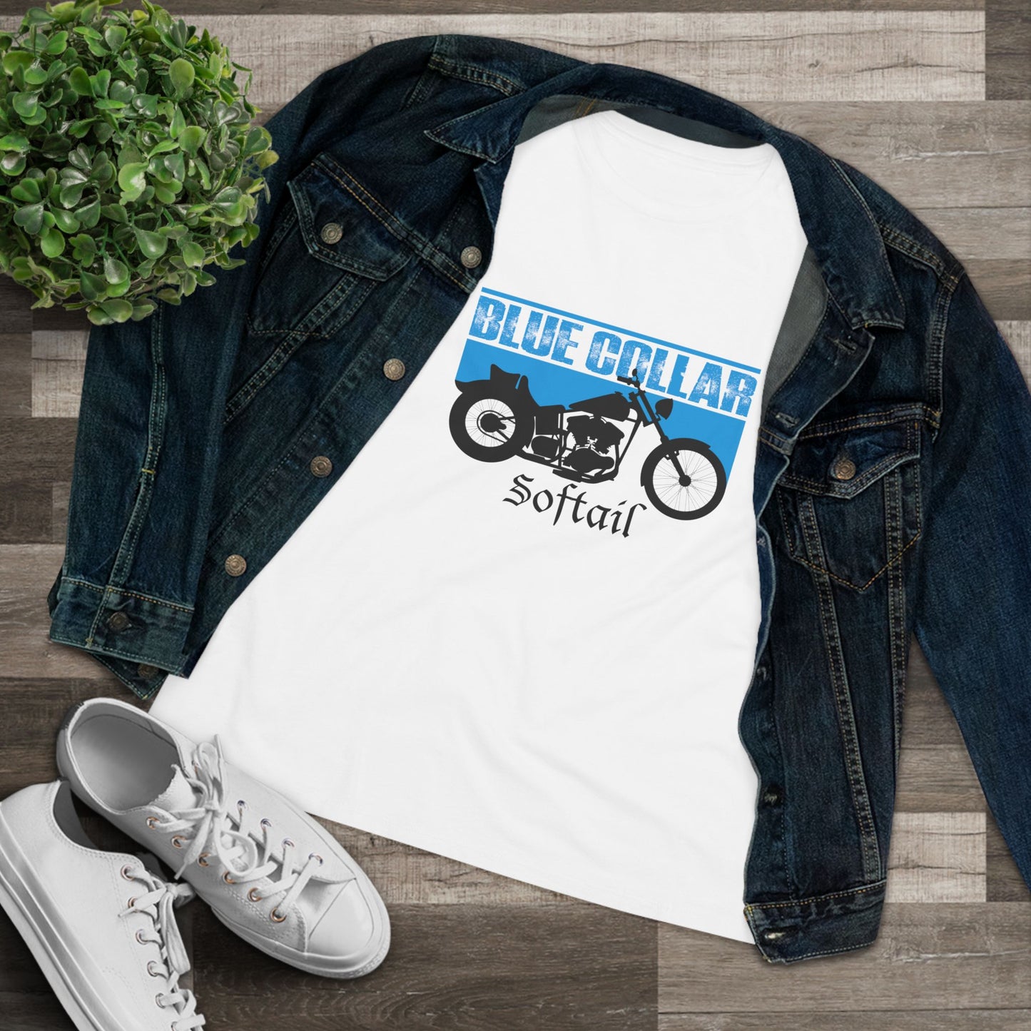 Blue Collar Softail Women's Tee