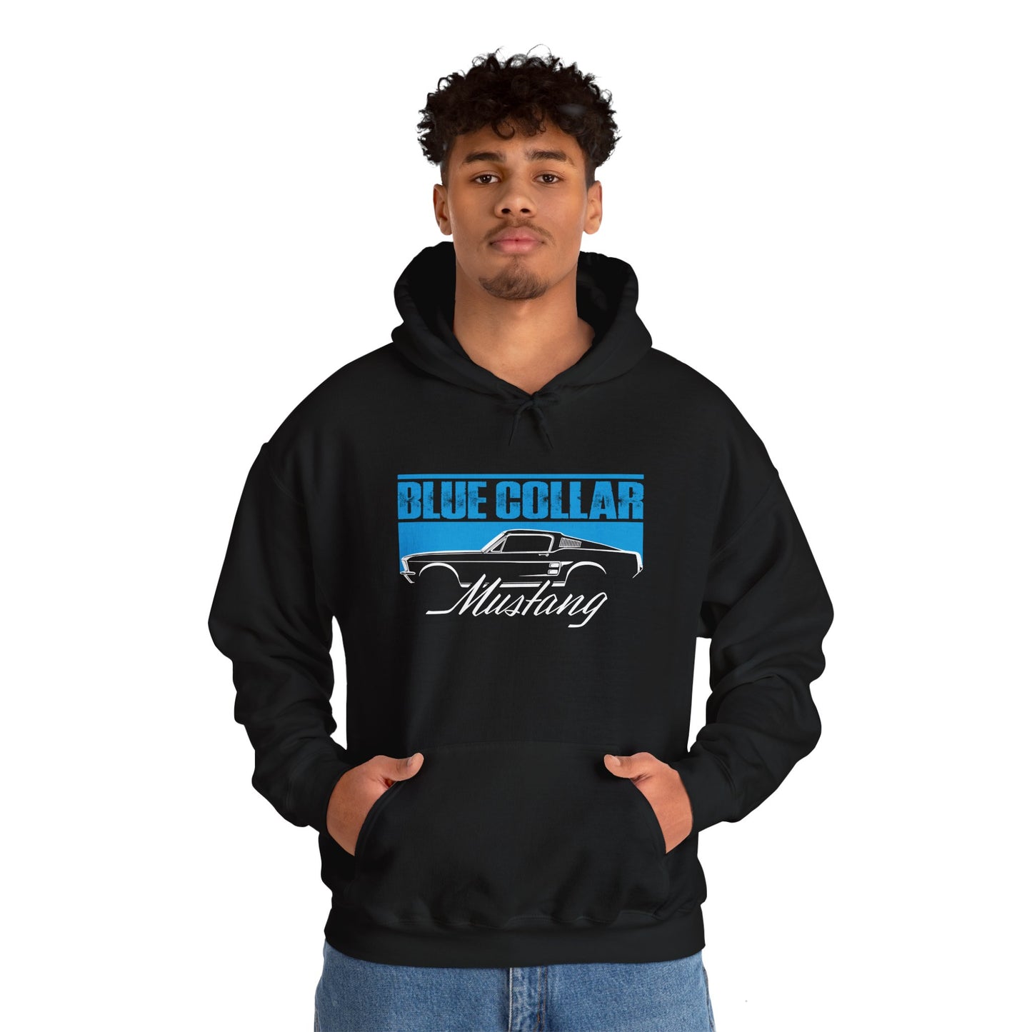 Blue Collar Mustang Hoodie