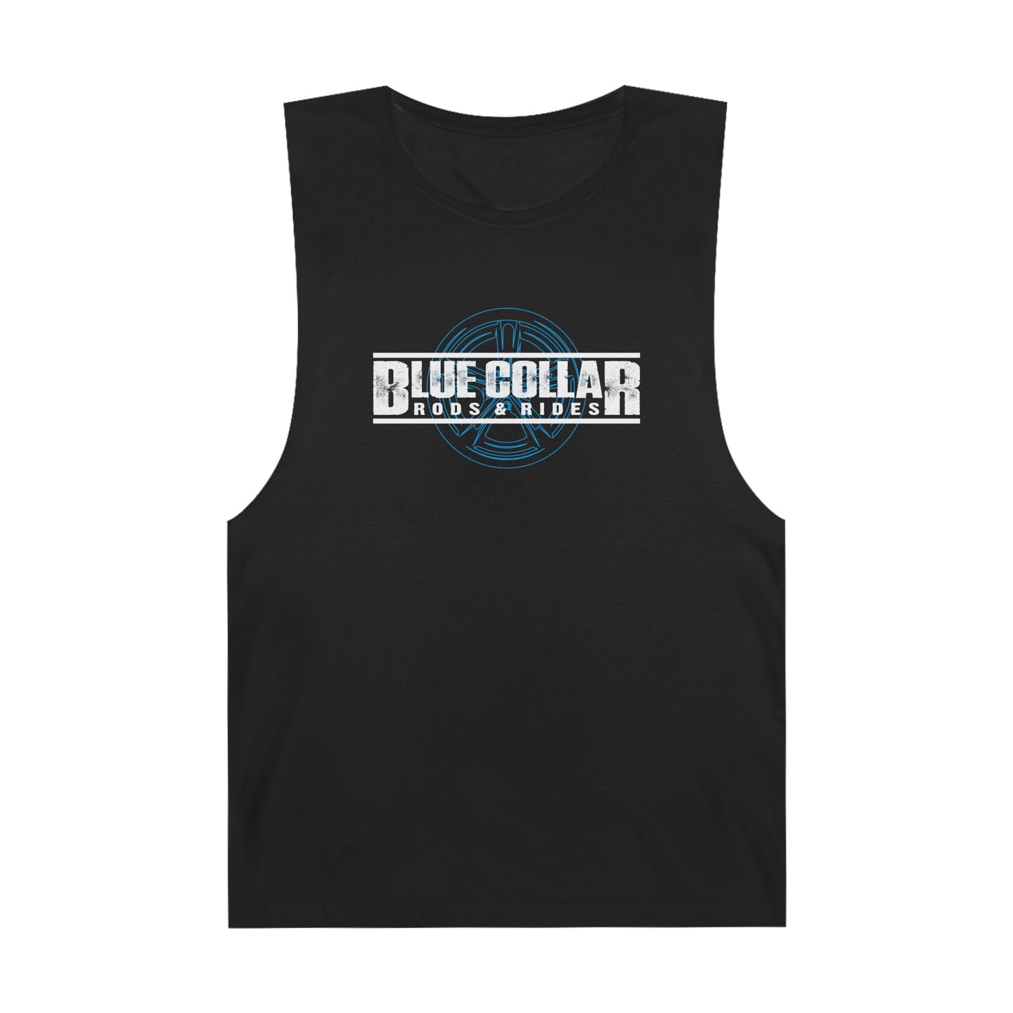 Blue Collar Wheel Sleeveless Tee