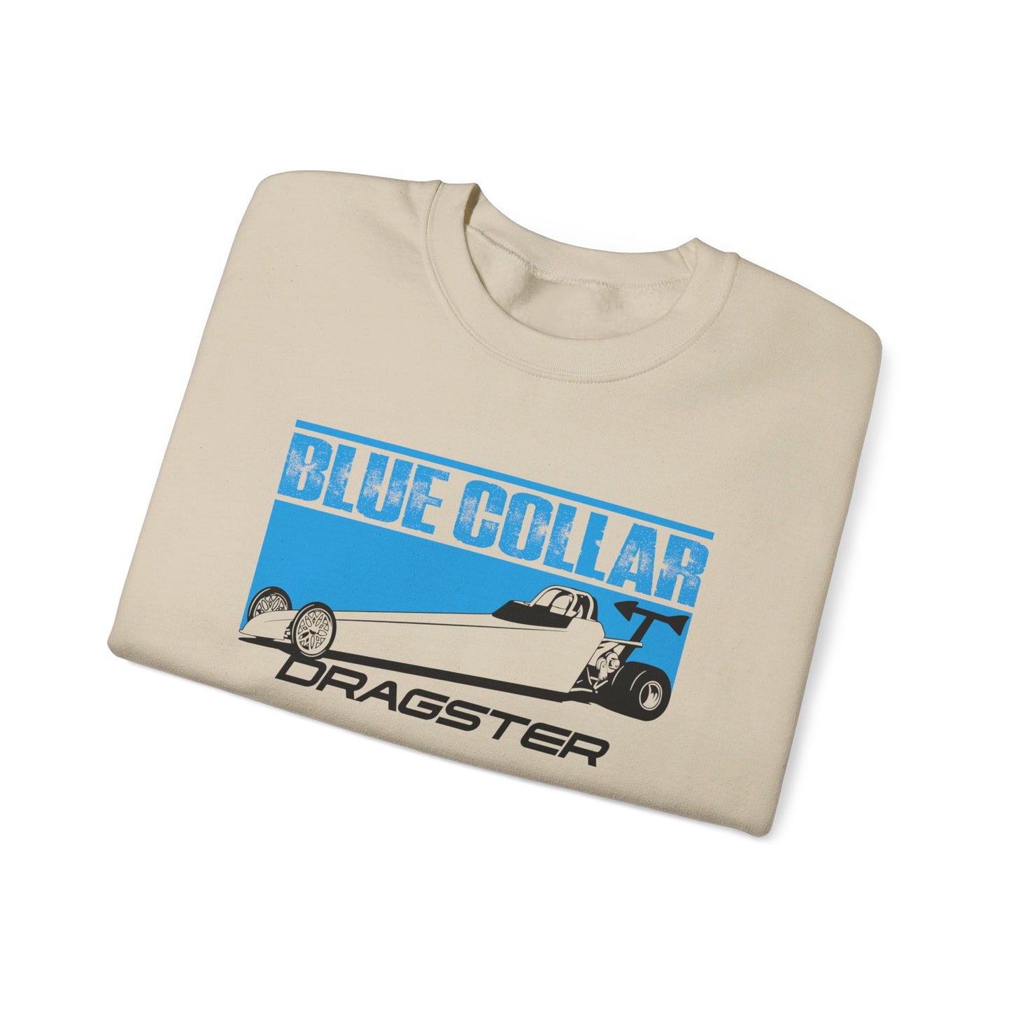 Blue Collar Dragster Crewneck Sweatshirt