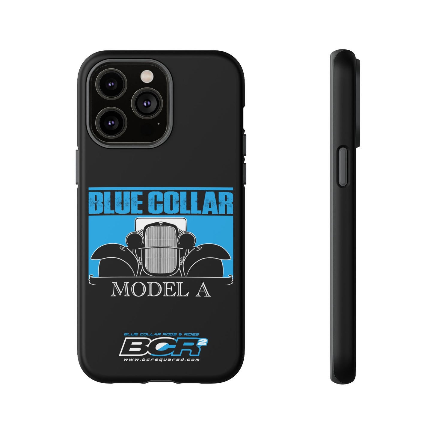 Blue Collar Model A Black Phone Case