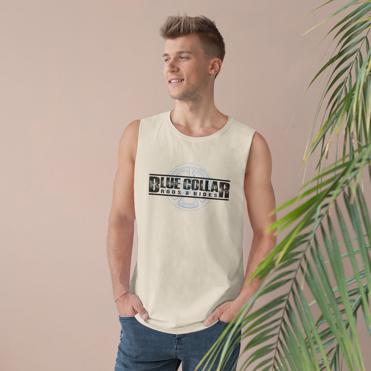 Blue Collar Wheel Sleeveless Tee