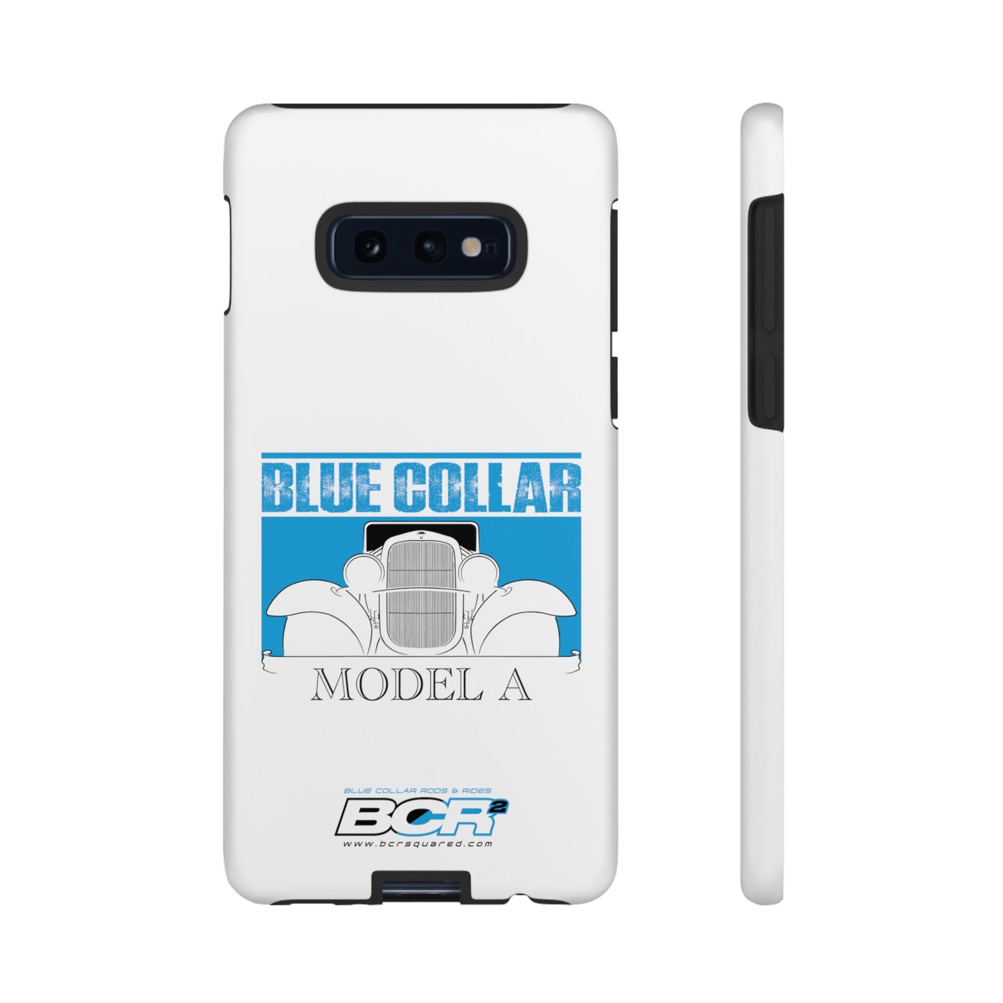 Blue Collar Model A White Phone Case