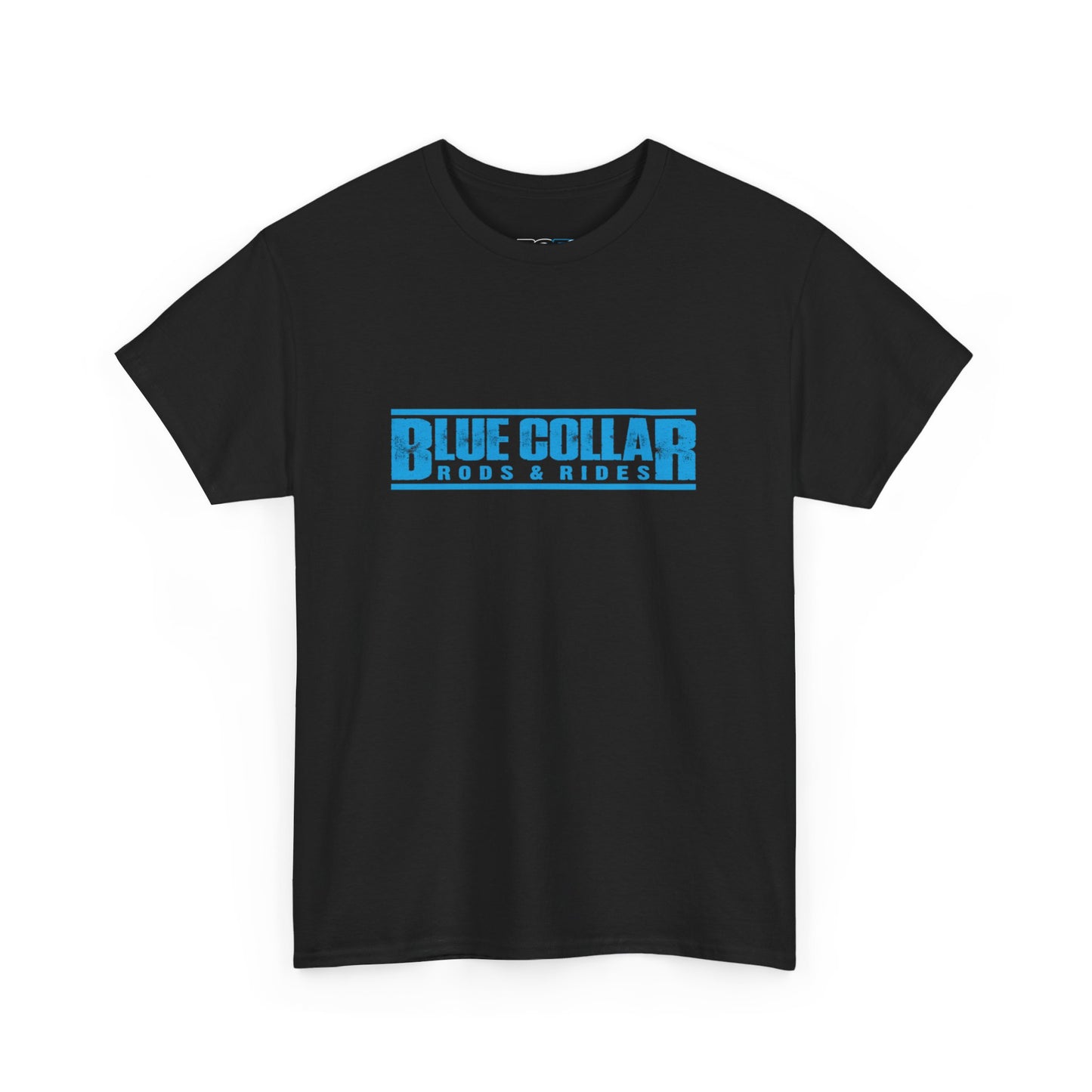 Blue Collar Block Logo Tee